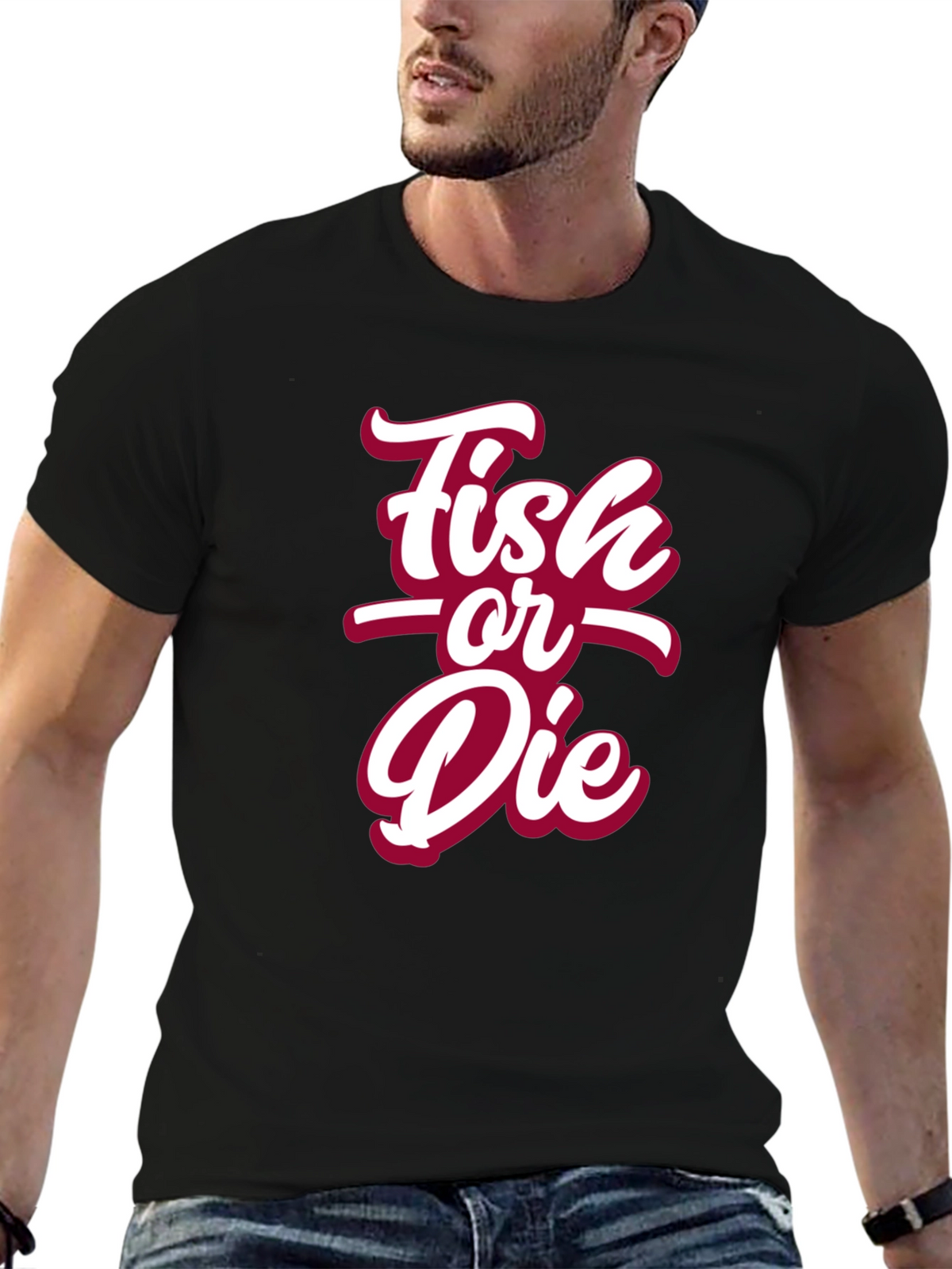 Fish or Die Graphic T-Shirt