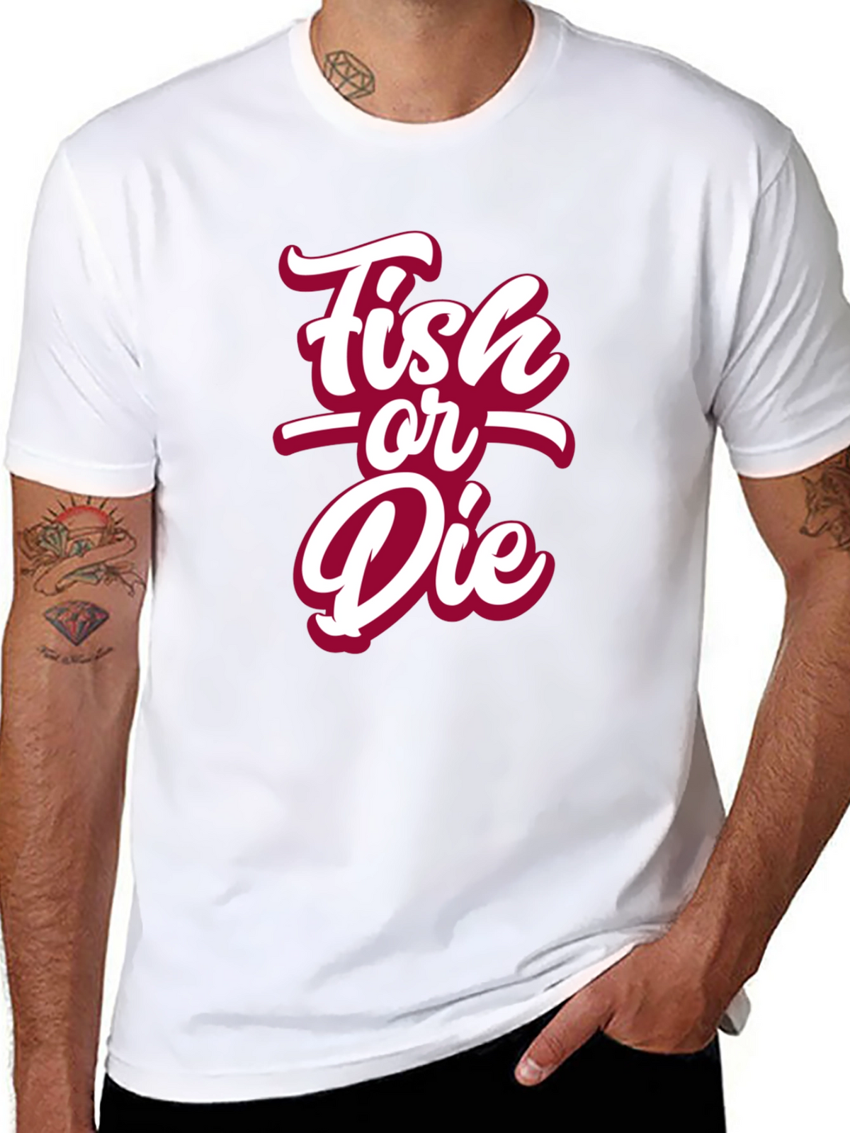 Fish or Die Graphic T-Shirt