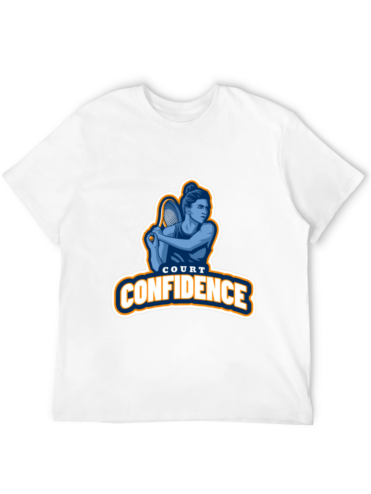 Court Confidence Tennis Graphic T-Shirt