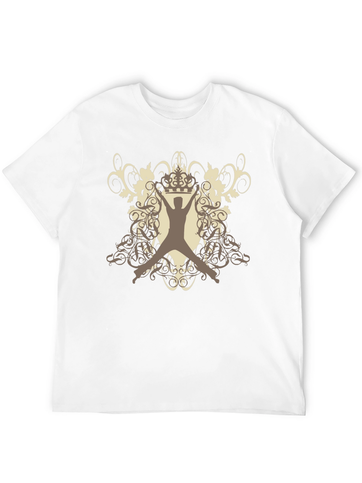 King Jump Tee - Graphic Print Black T-Shirt