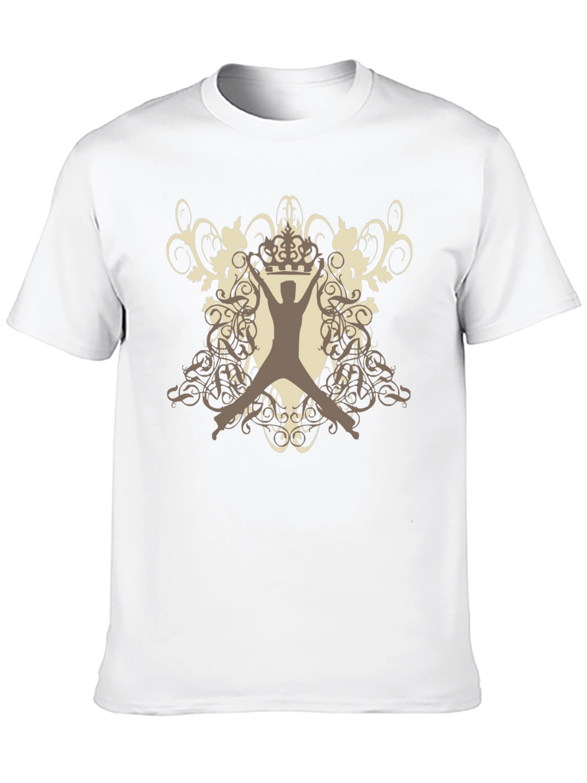 King Jump Tee - Graphic Print Black T-Shirt