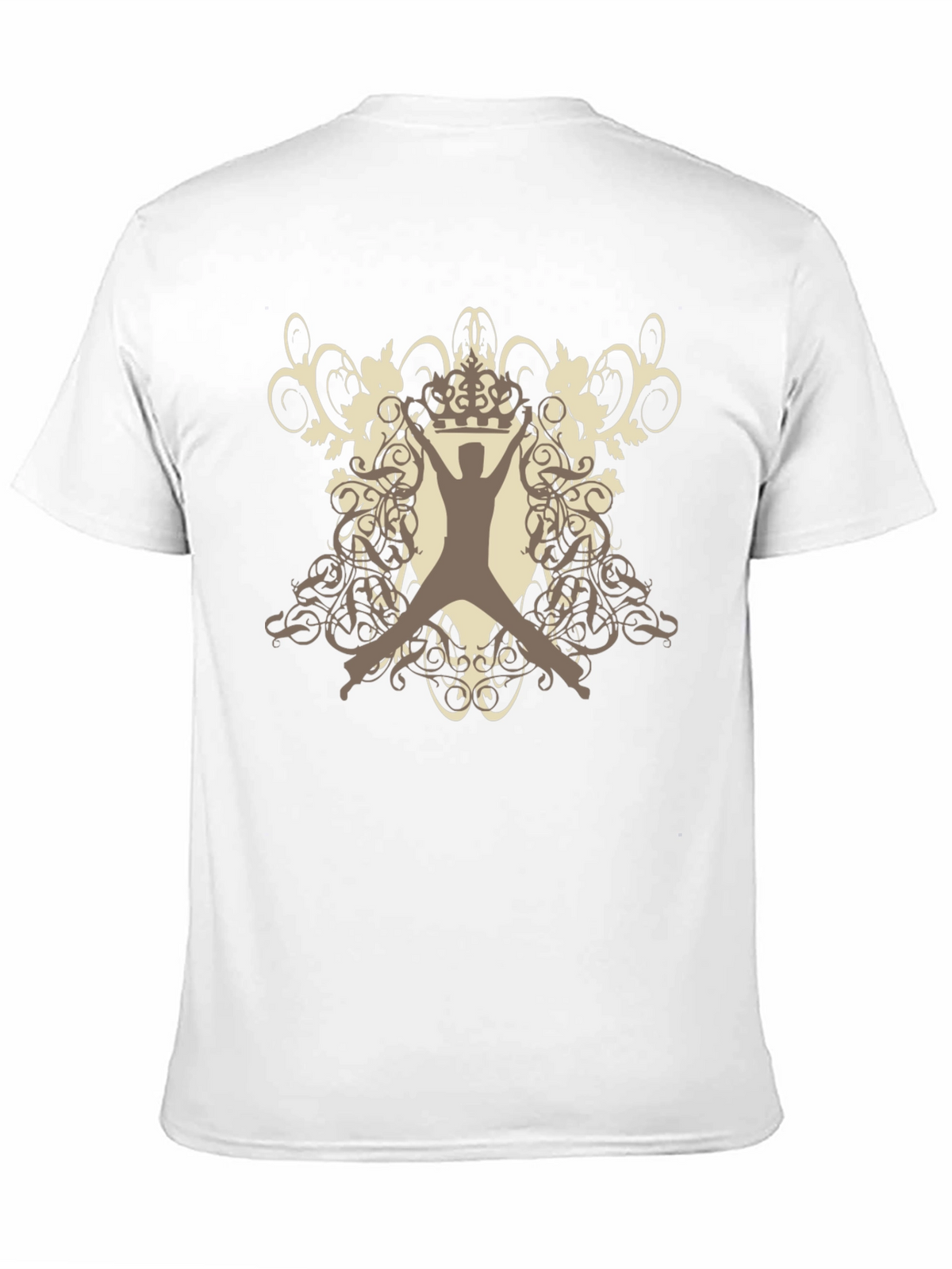 King Jump Tee - Graphic Print Black T-Shirt