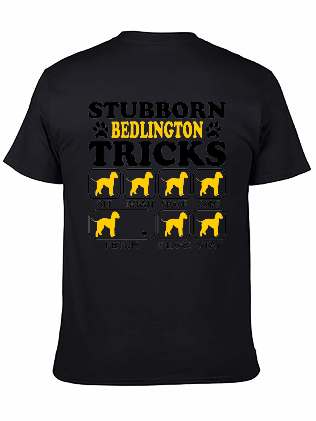 Stubborn Bedlington Tricks T-Shirt