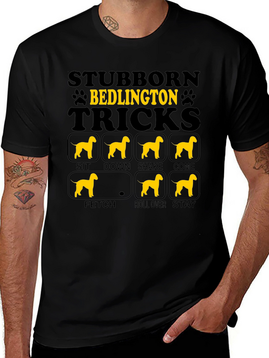 Stubborn Bedlington Tricks T-Shirt