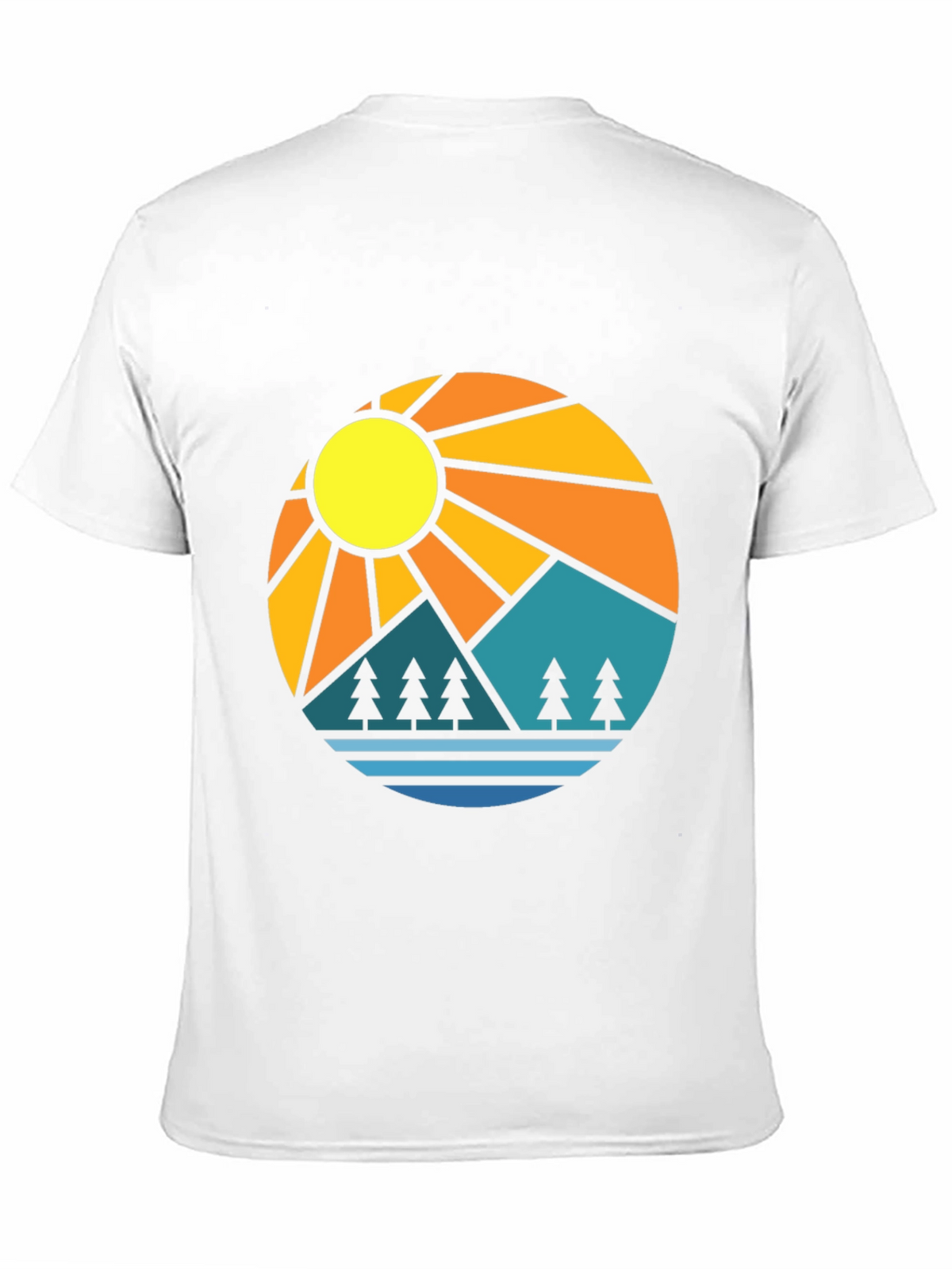 Mountain Sun Graphic Tee - Stylish Outdoor Design