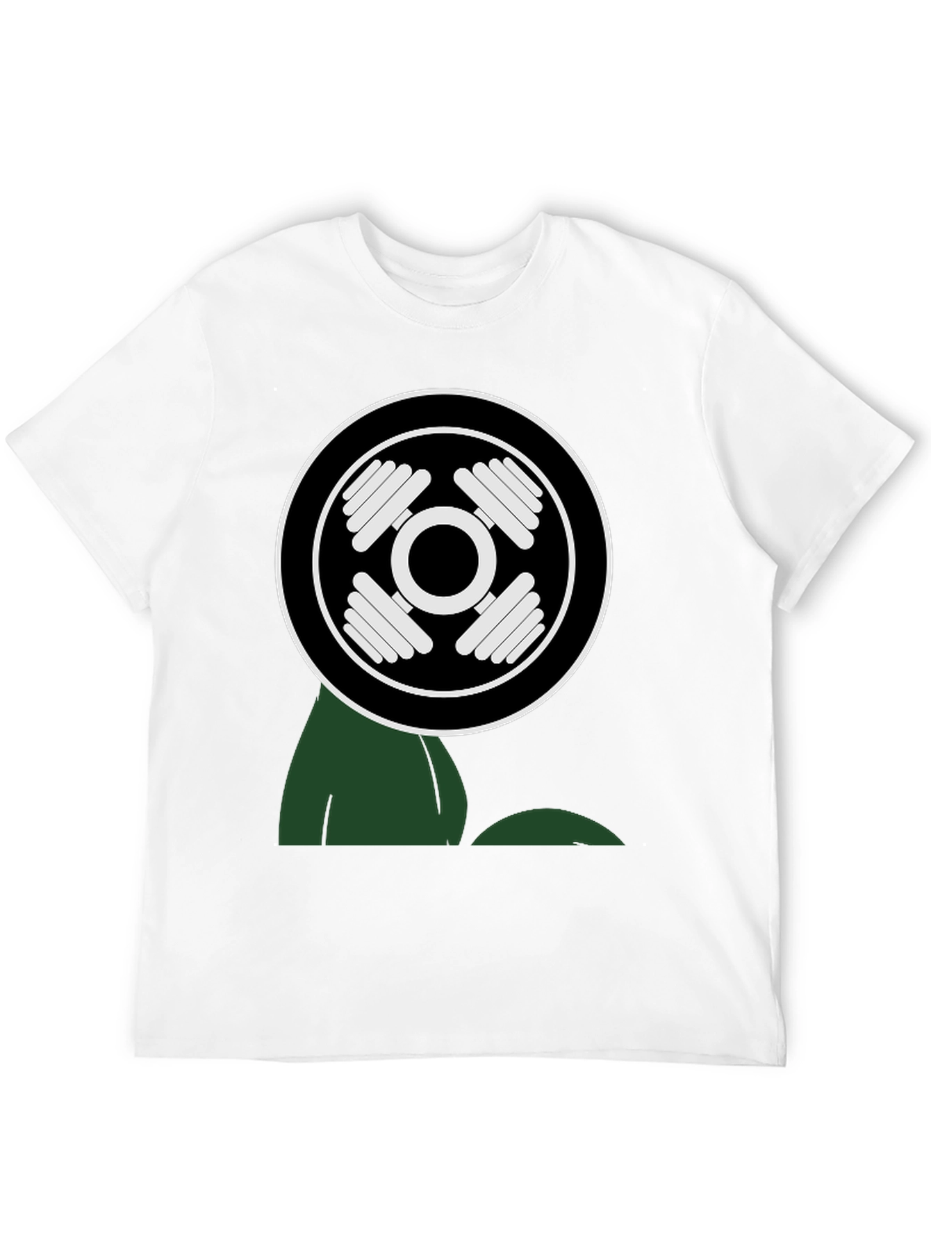 Workout Power T-Shirt - Black Cotton Gym Tee