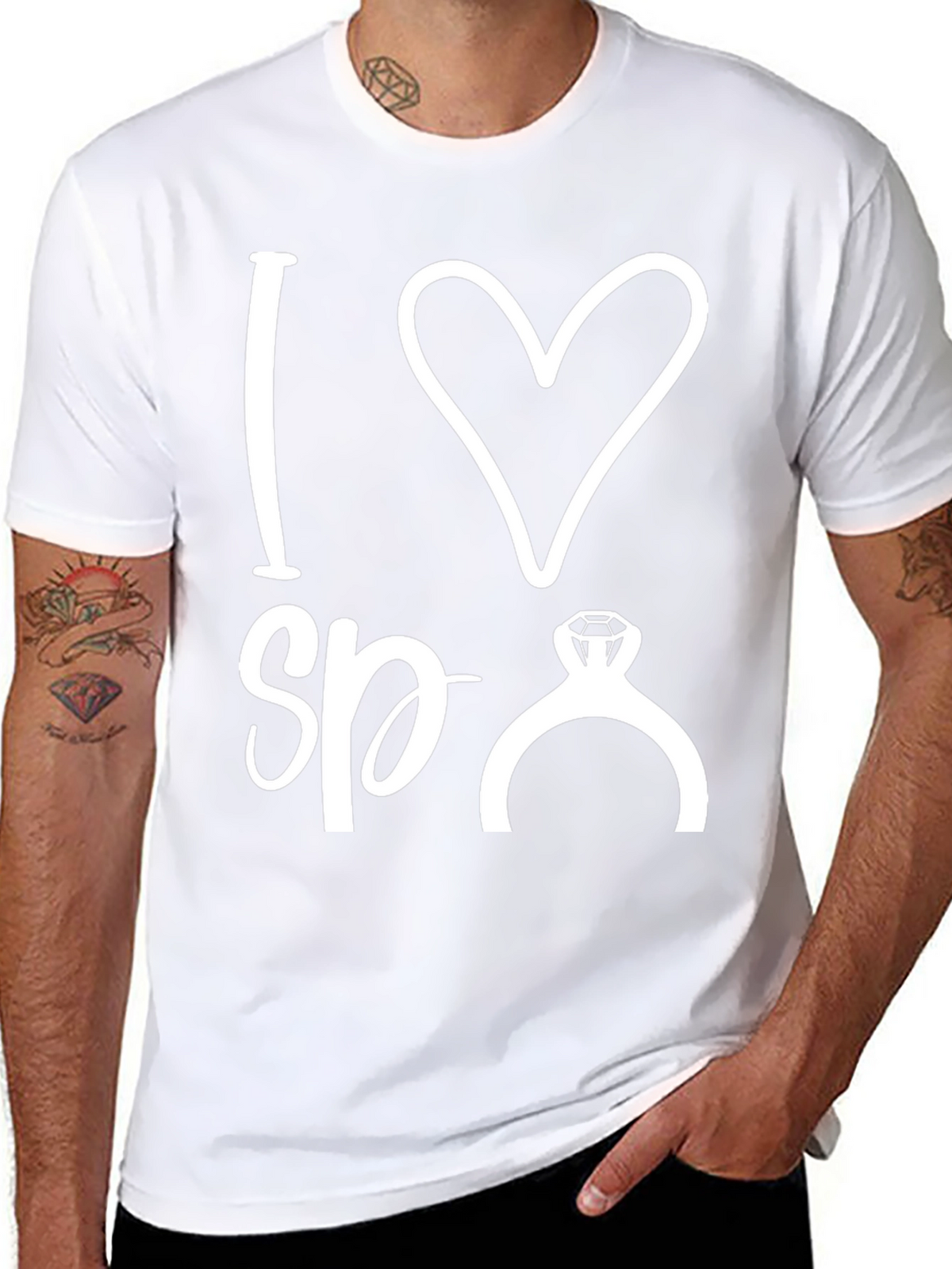 I Love Spa Diamond Ring T-Shirt