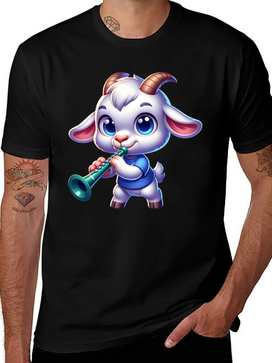 Goat Musician Graphic Tee