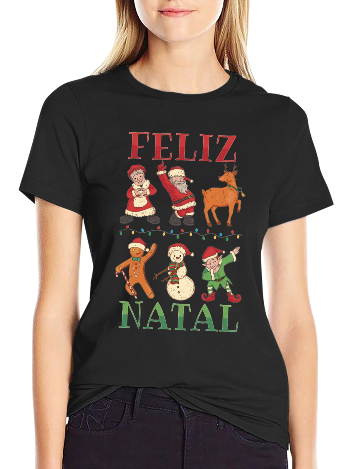 Feliz Natal Christmas Graphic Tee