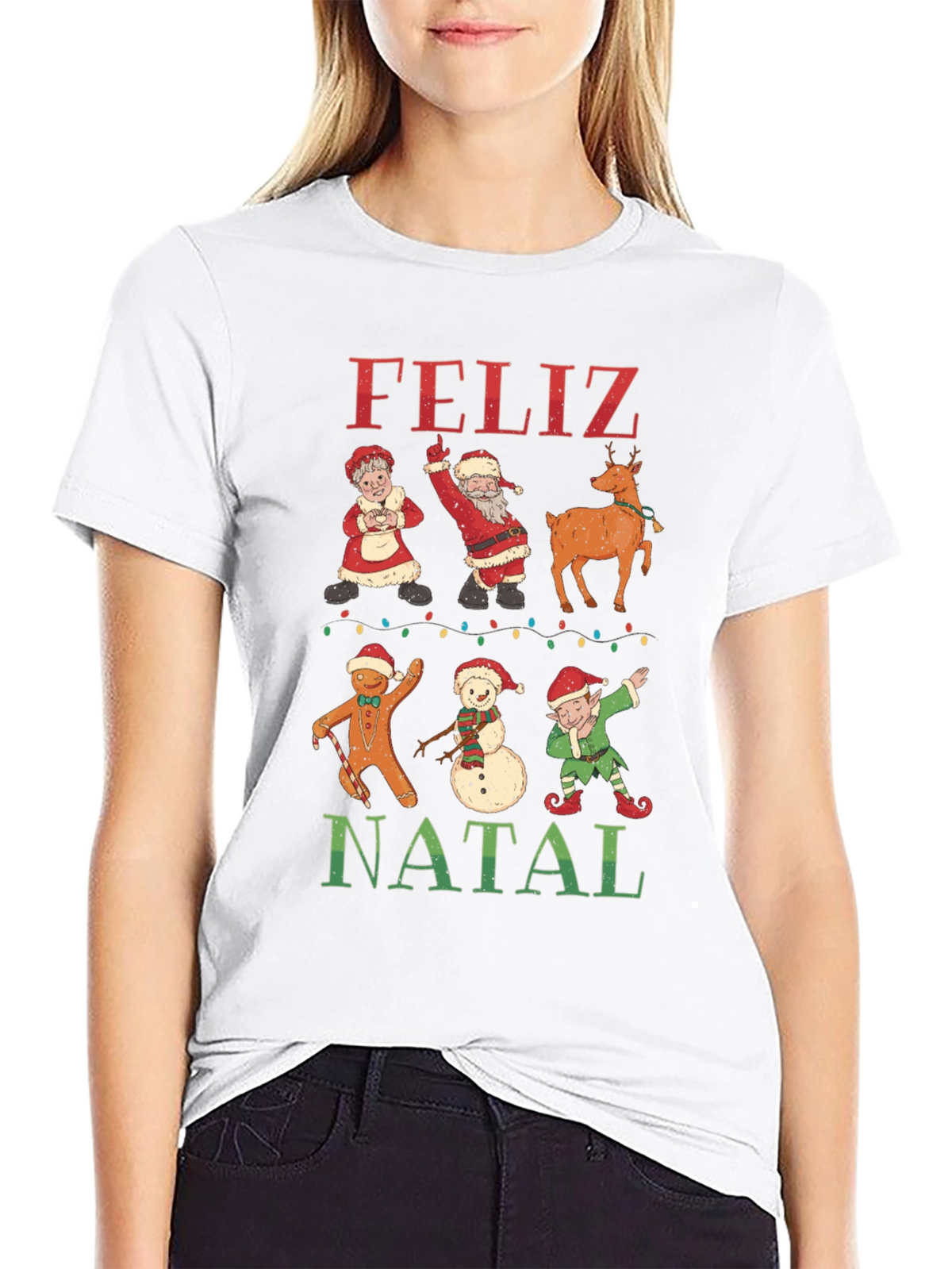 Feliz Natal Christmas Graphic Tee