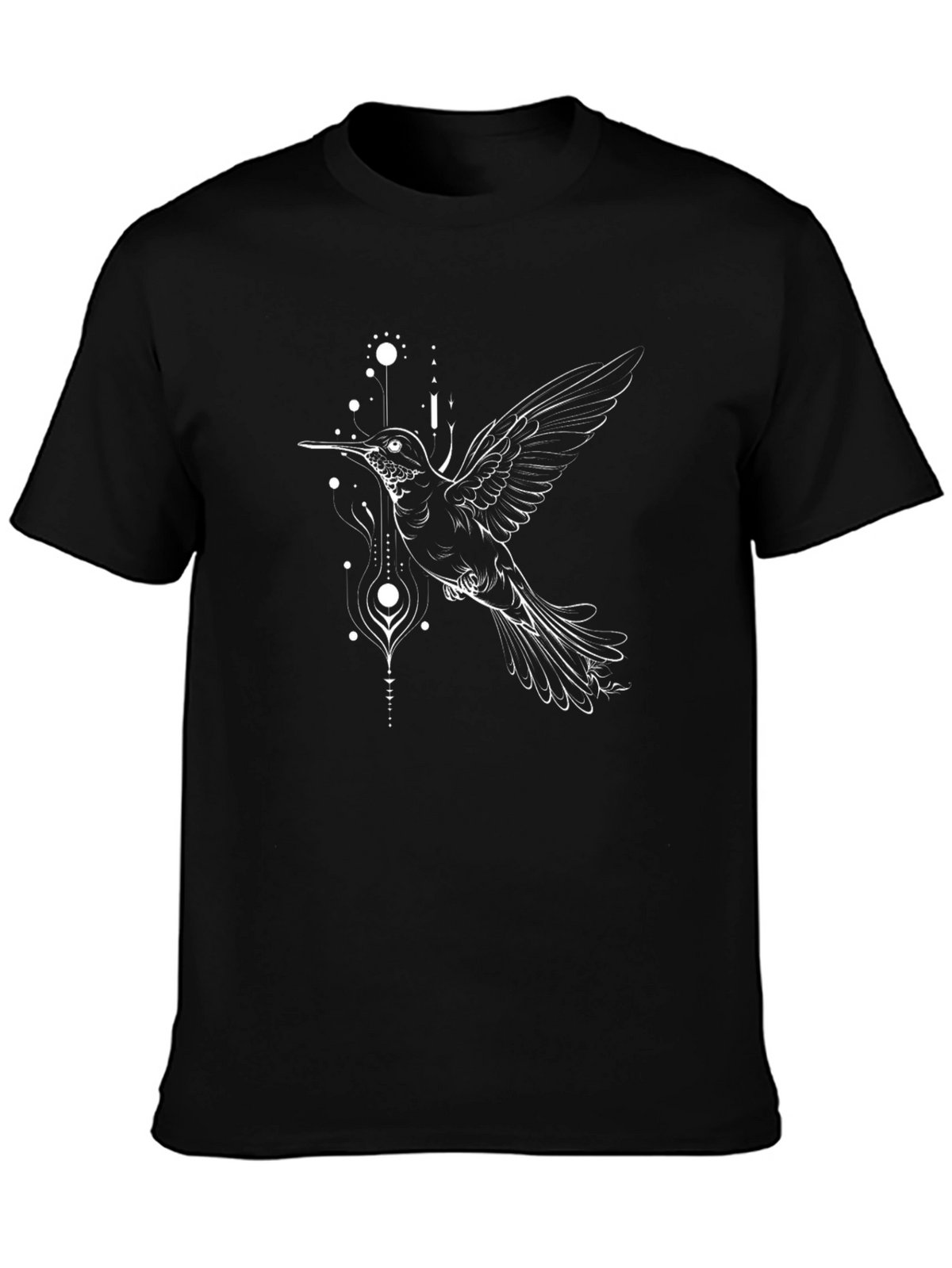 Hummingbird Graphic T-Shirt - Stylish Mens Tee