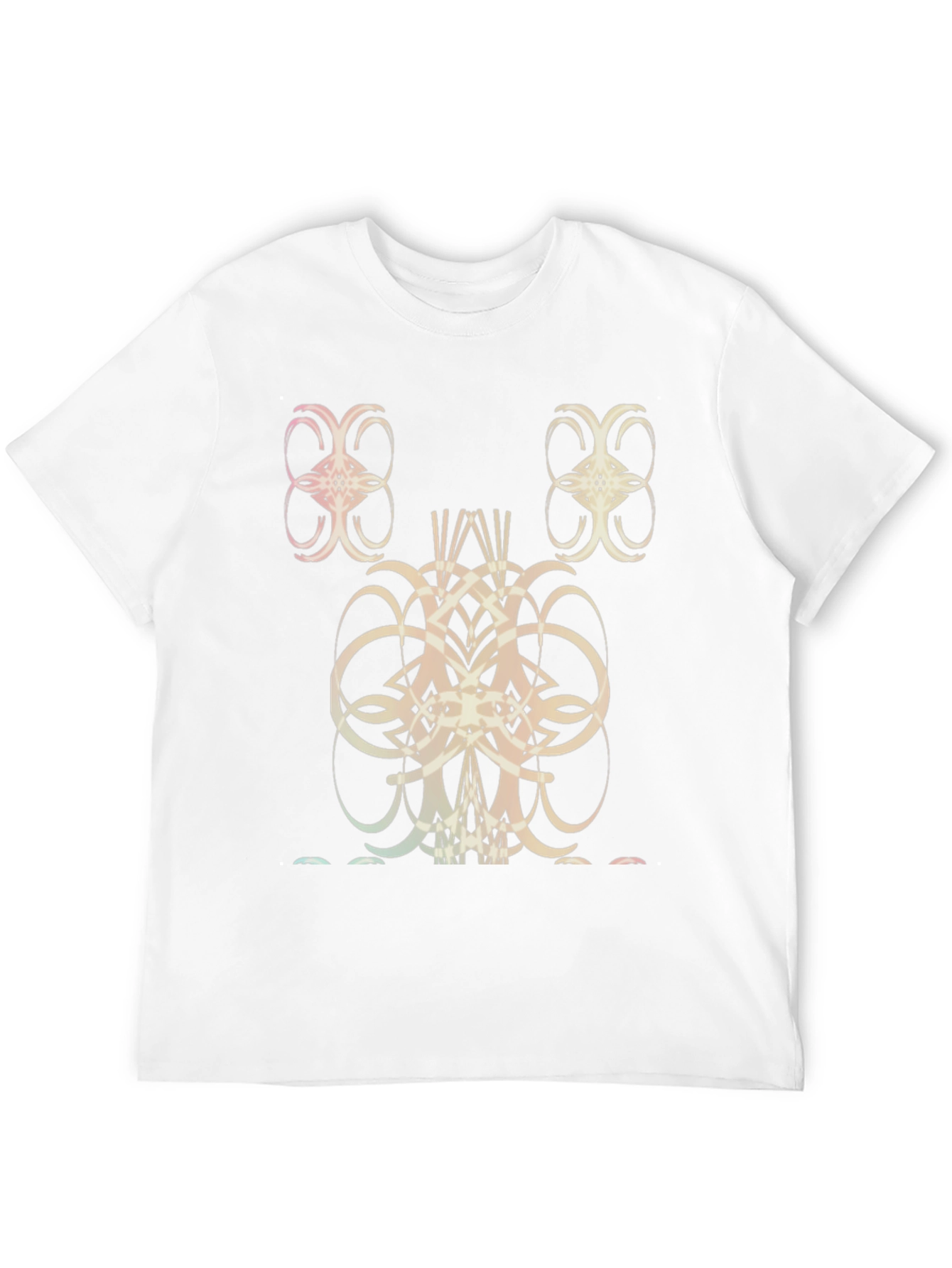 Abstract Graphic Black T-Shirt