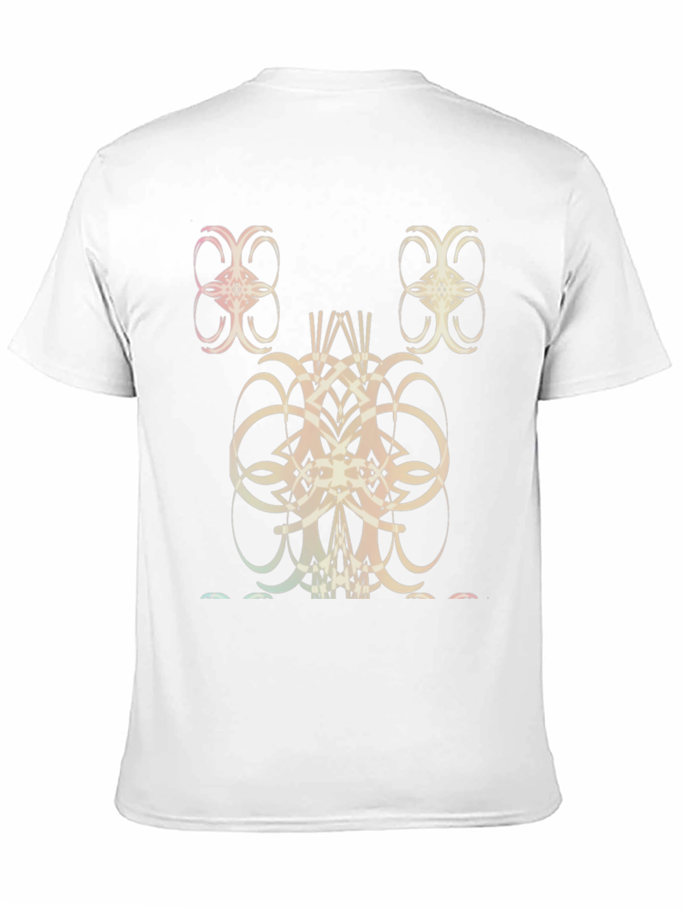 Abstract Graphic Black T-Shirt