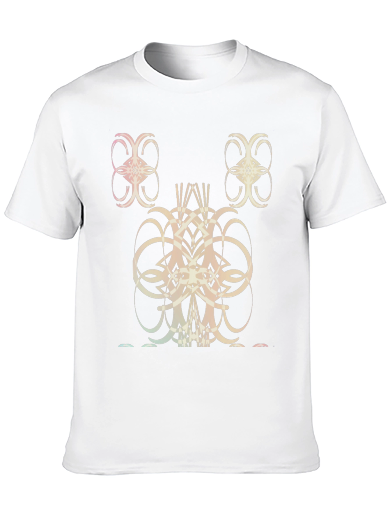 Abstract Graphic Black T-Shirt