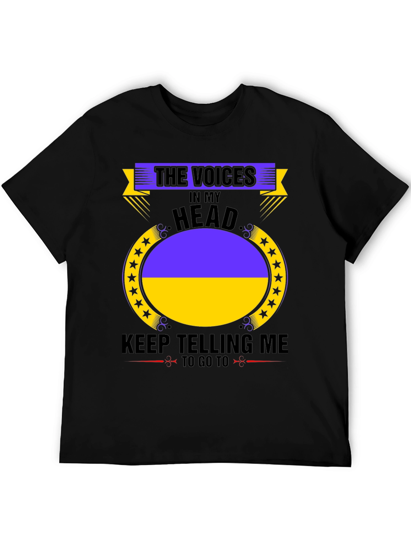 Ukraine Pride T-Shirt: Voices in My Head