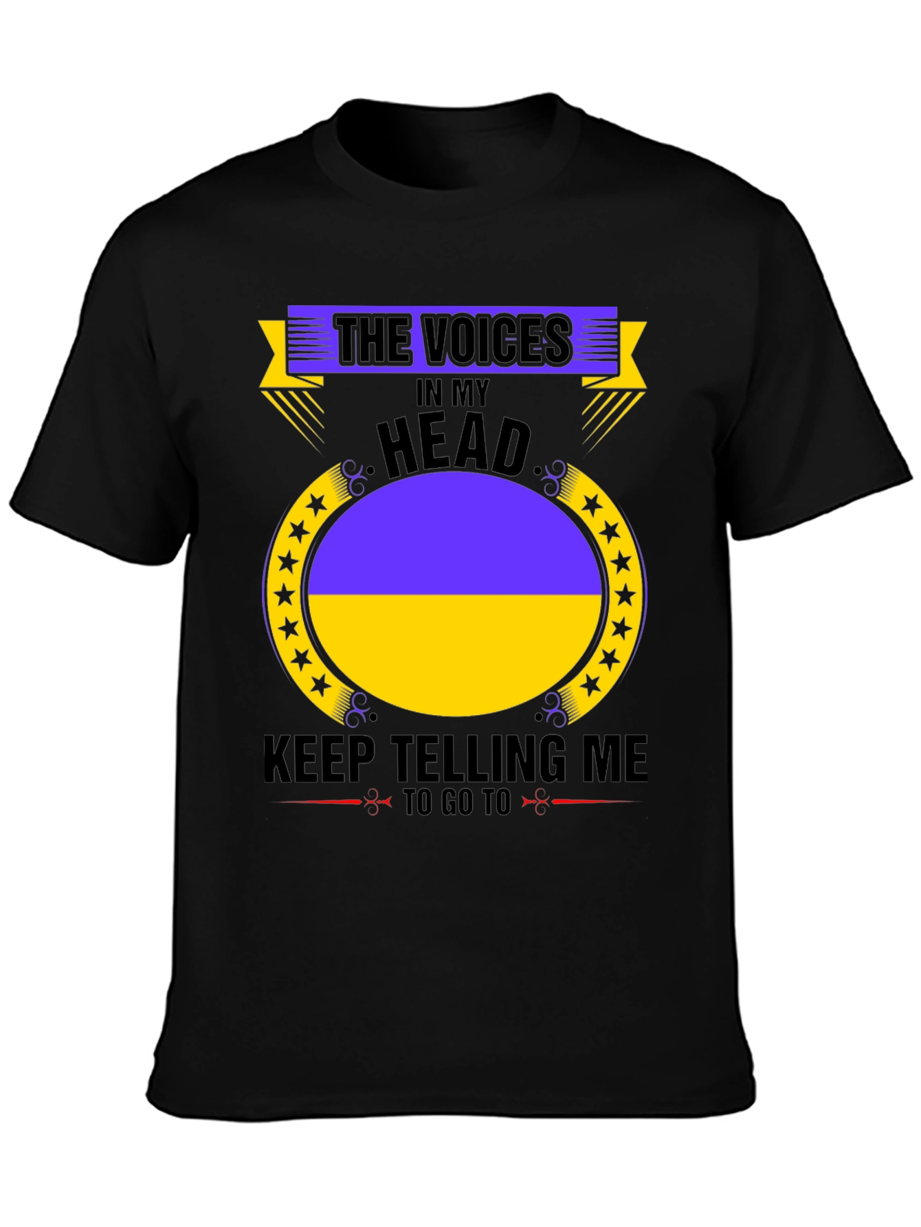 Ukraine Pride T-Shirt: Voices in My Head
