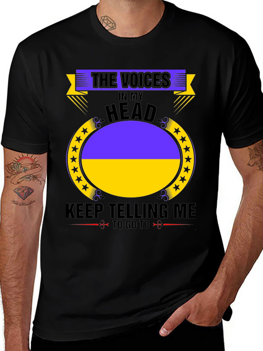 Ukraine Pride T-Shirt: Voices in My Head