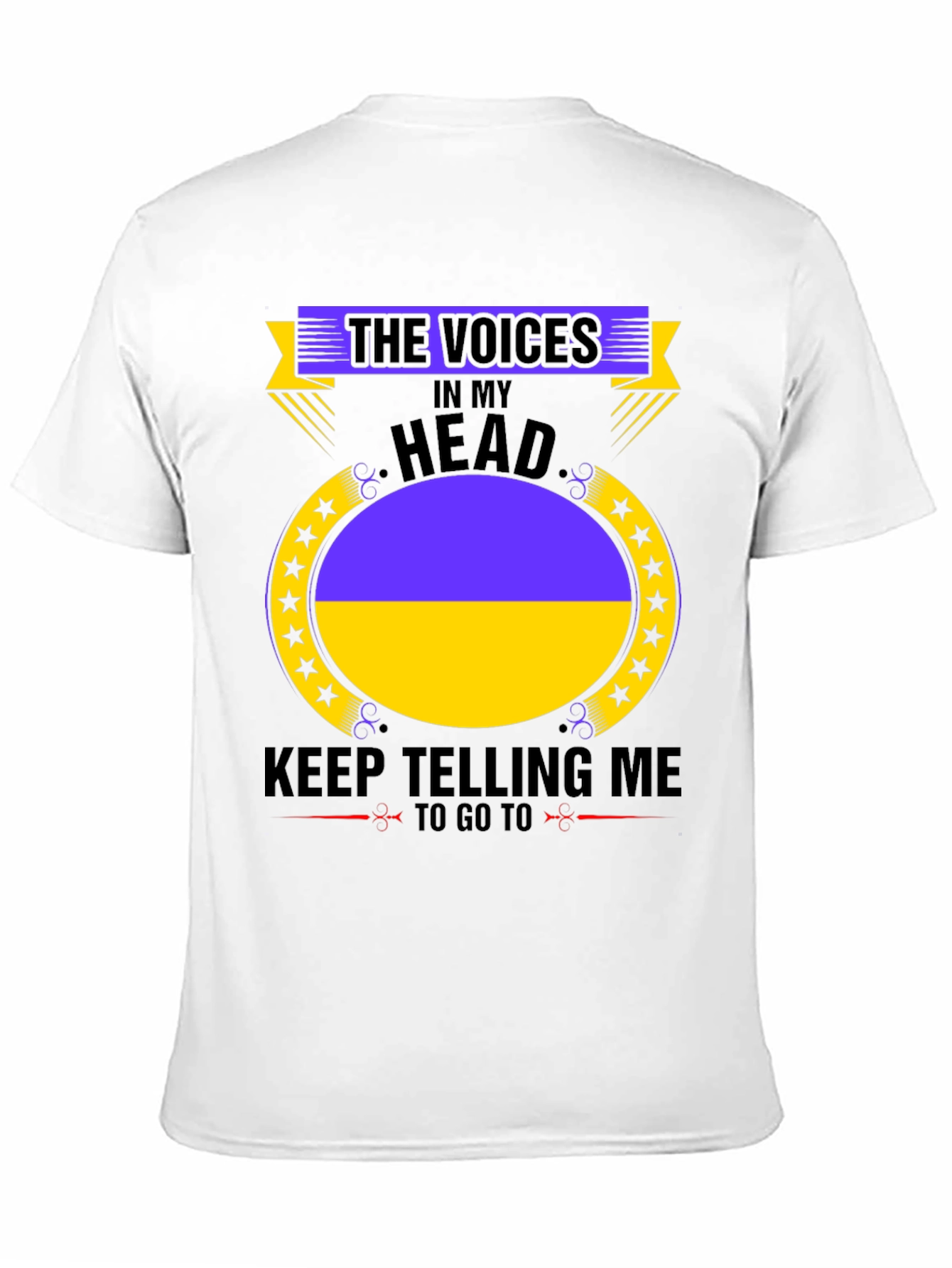 Ukraine Pride T-Shirt: Voices in My Head