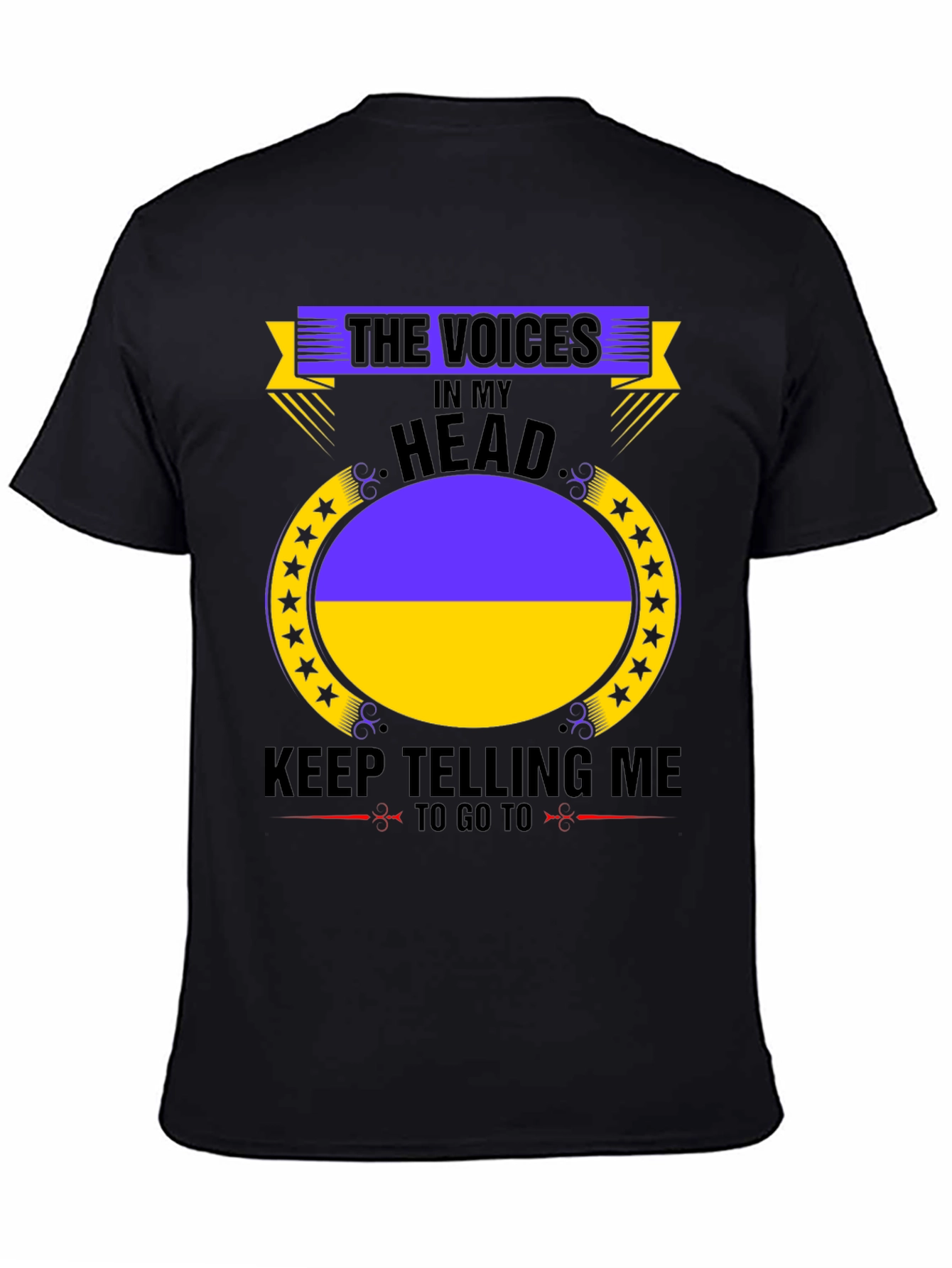 Ukraine Pride T-Shirt: Voices in My Head