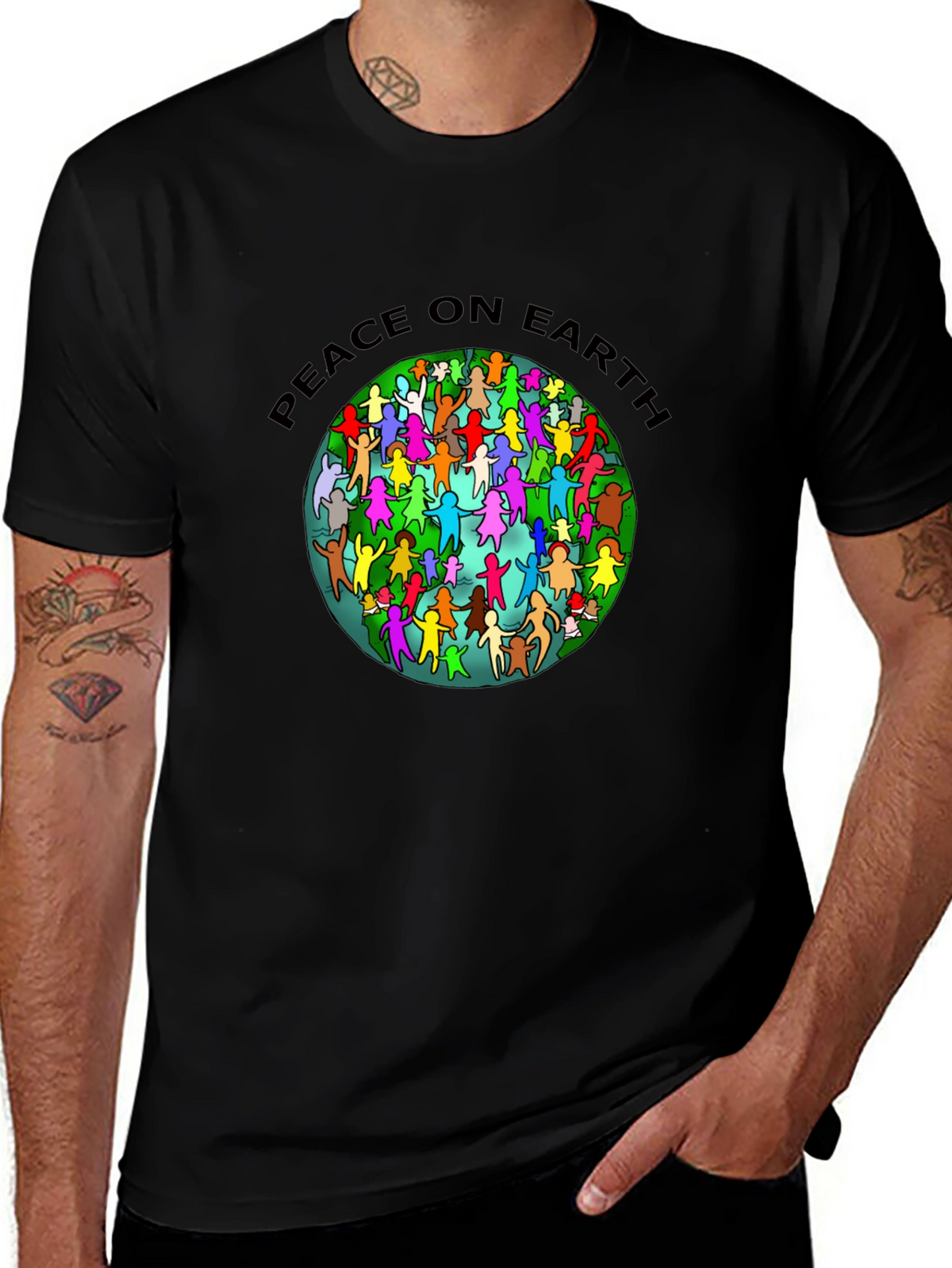 Peace On Earth Graphic T-Shirt