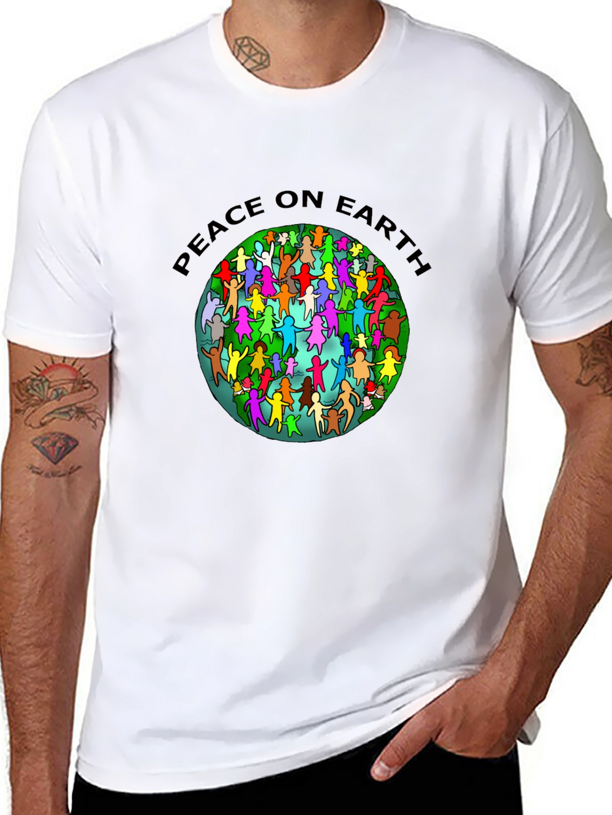 Peace On Earth Graphic T-Shirt