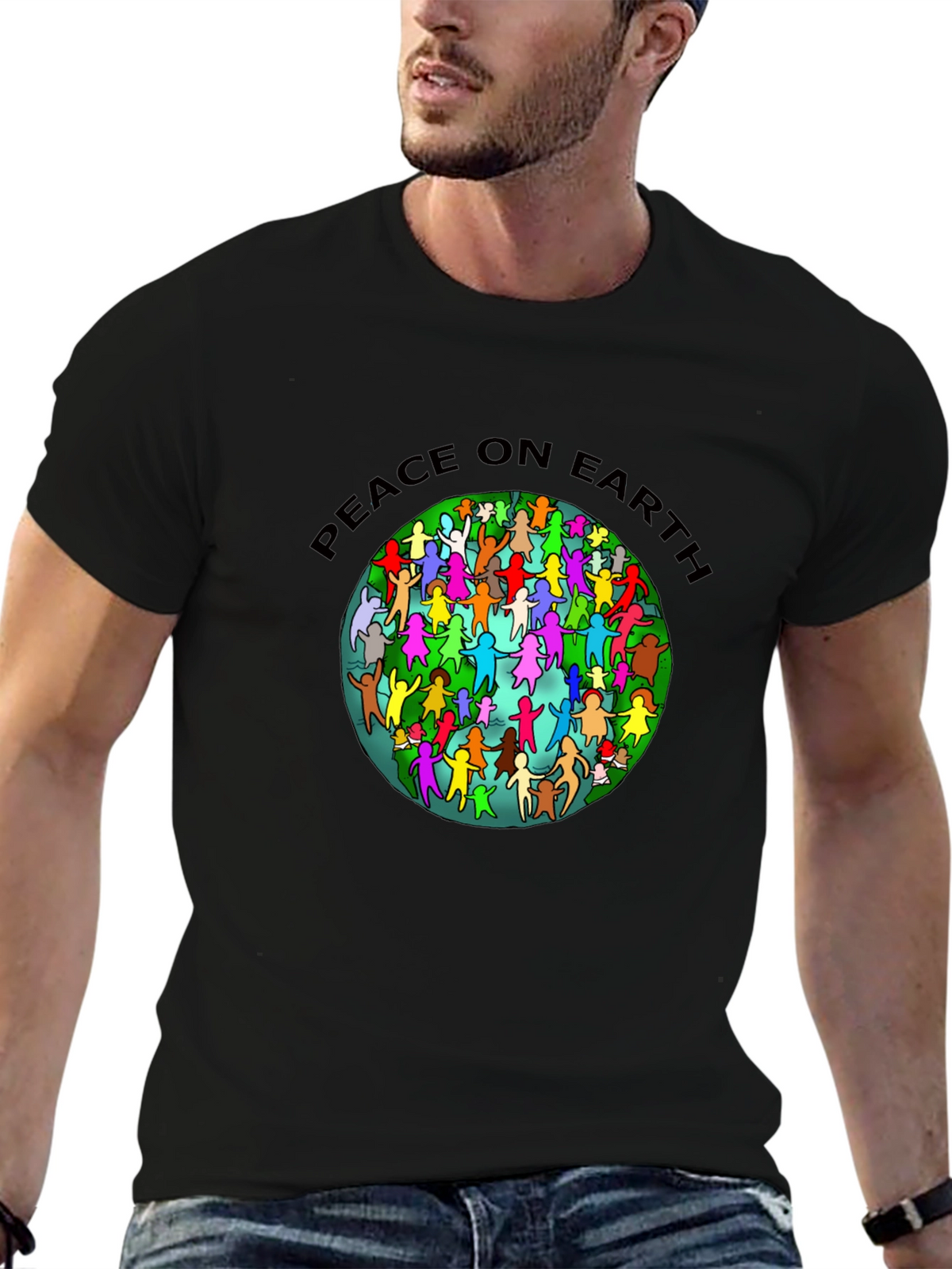 Peace On Earth Graphic T-Shirt