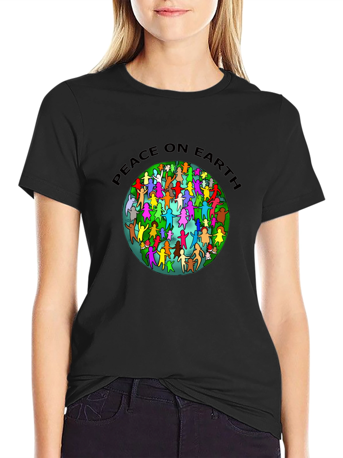 Peace On Earth Graphic T-Shirt