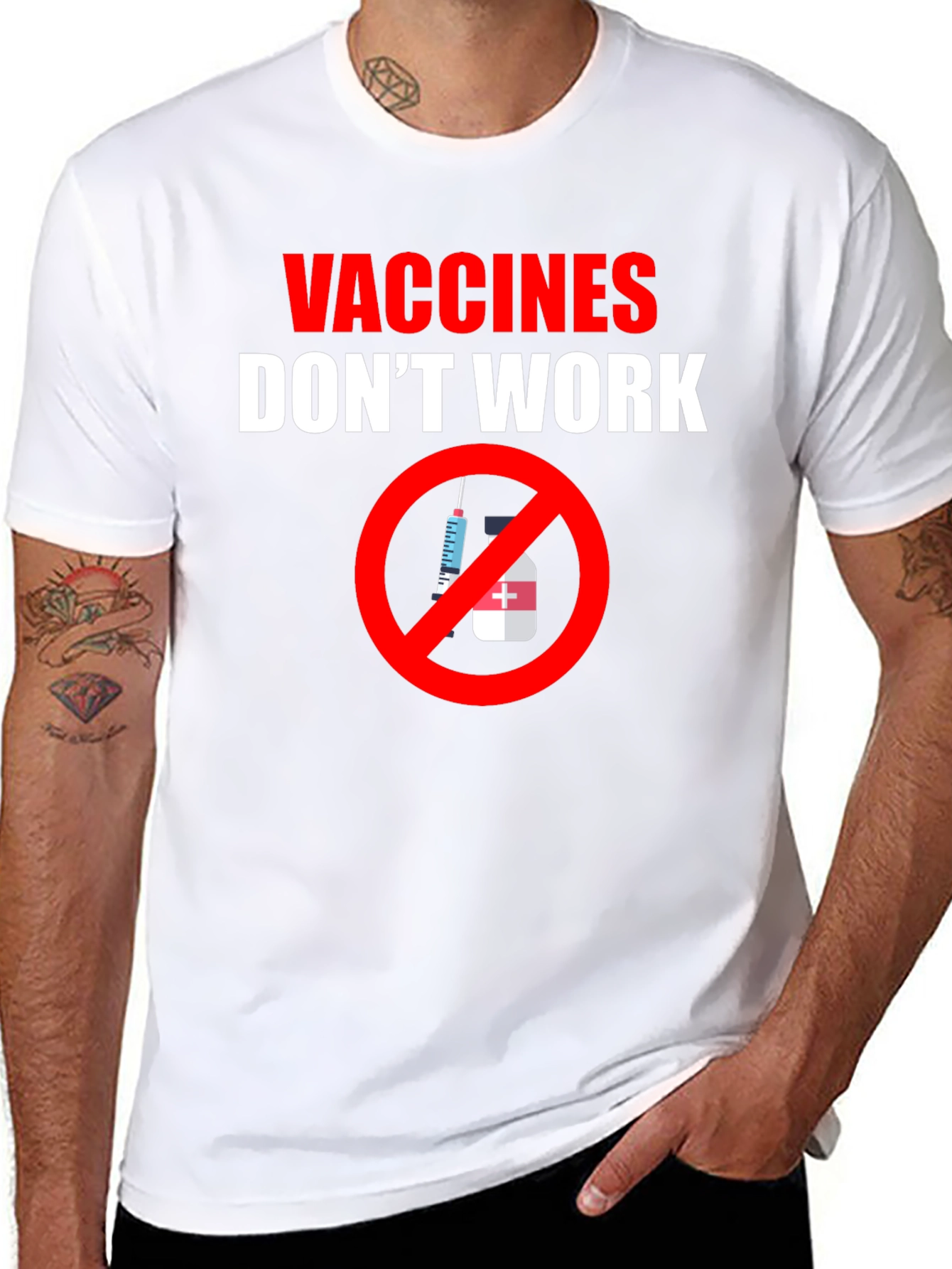 Vaccines Dont Work Graphic Tee