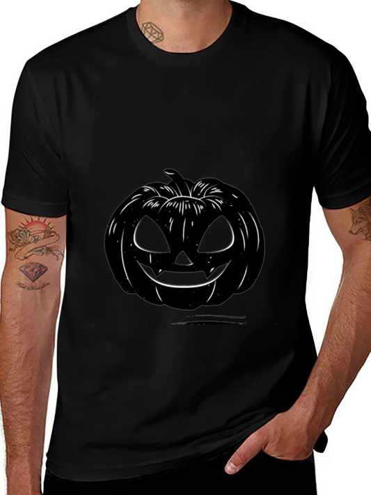 Spooky Pumpkin Graphic Tee - Halloween T-Shirt