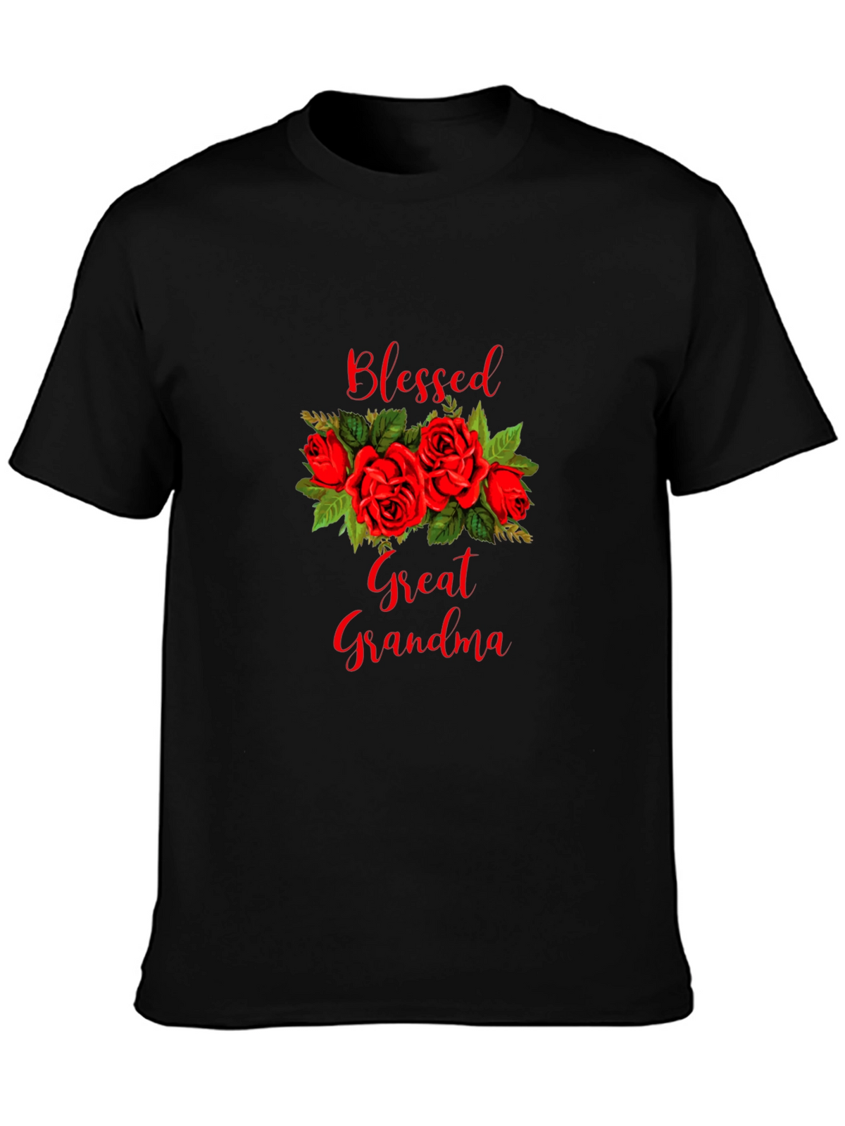 Blessed Great Grandma Rose Graphic Tee