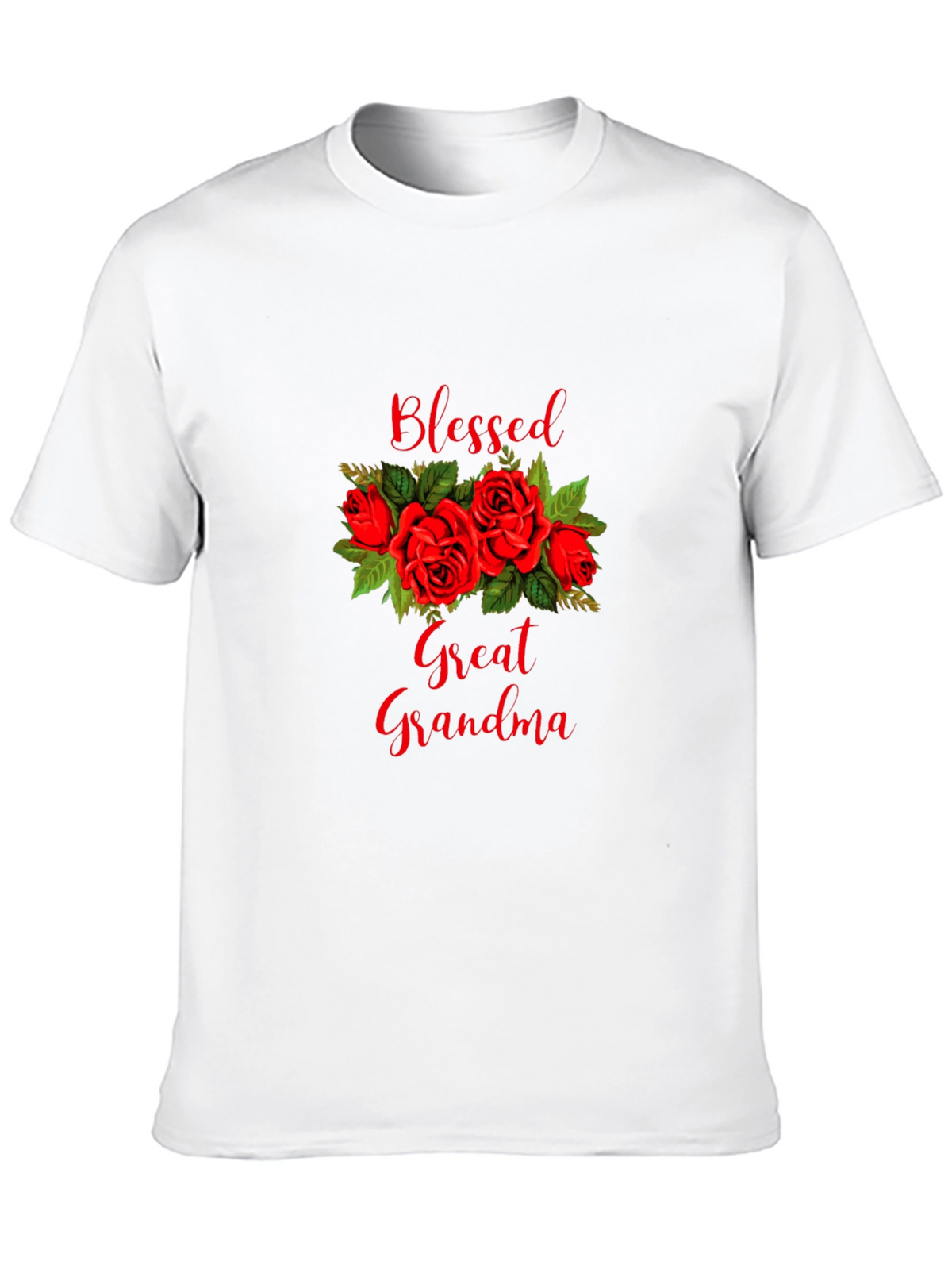 Blessed Great Grandma Rose Graphic Tee