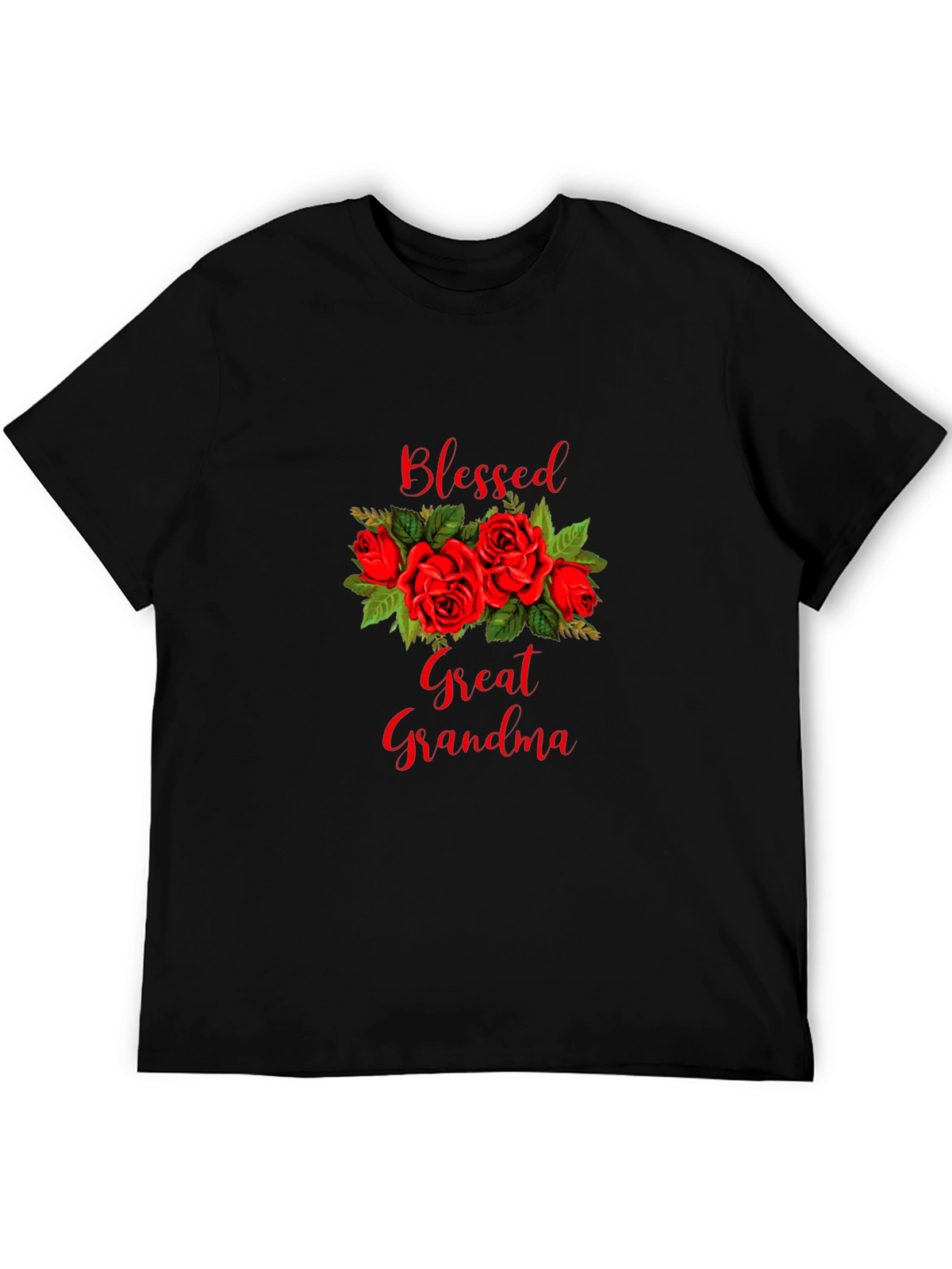 Blessed Great Grandma Rose Graphic Tee