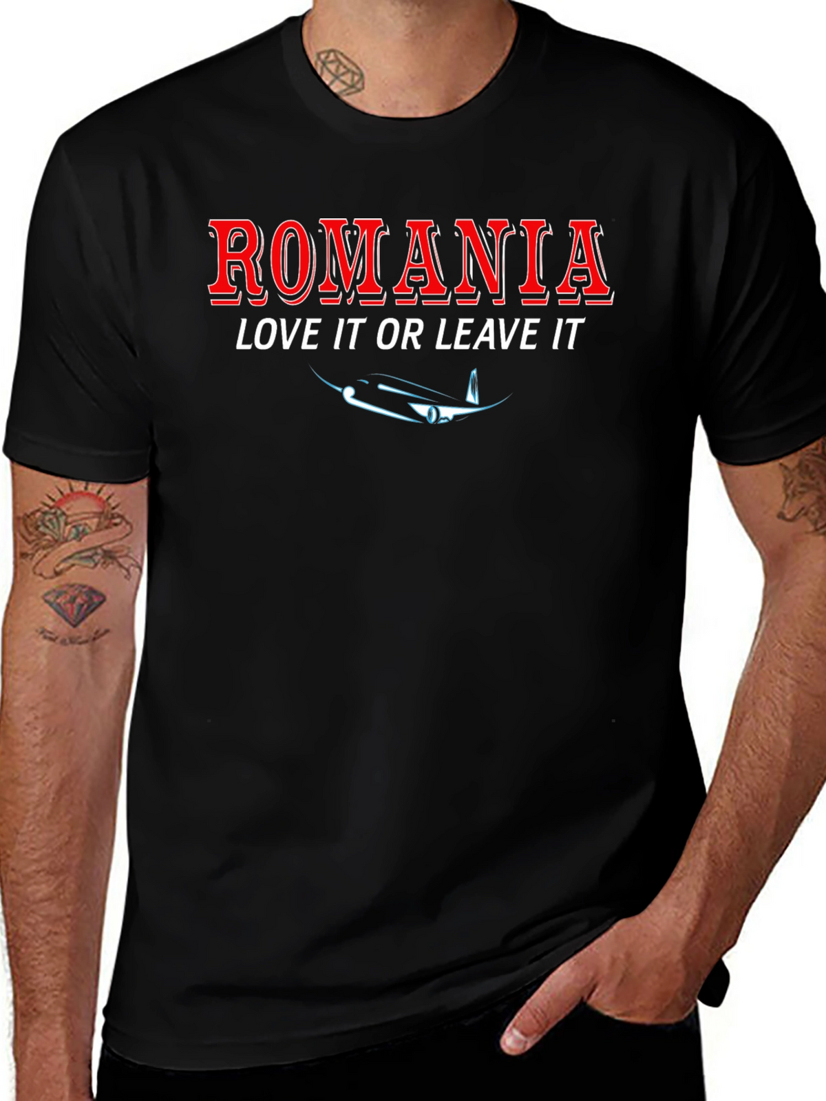 Romania Love It Or Leave It T-Shirt