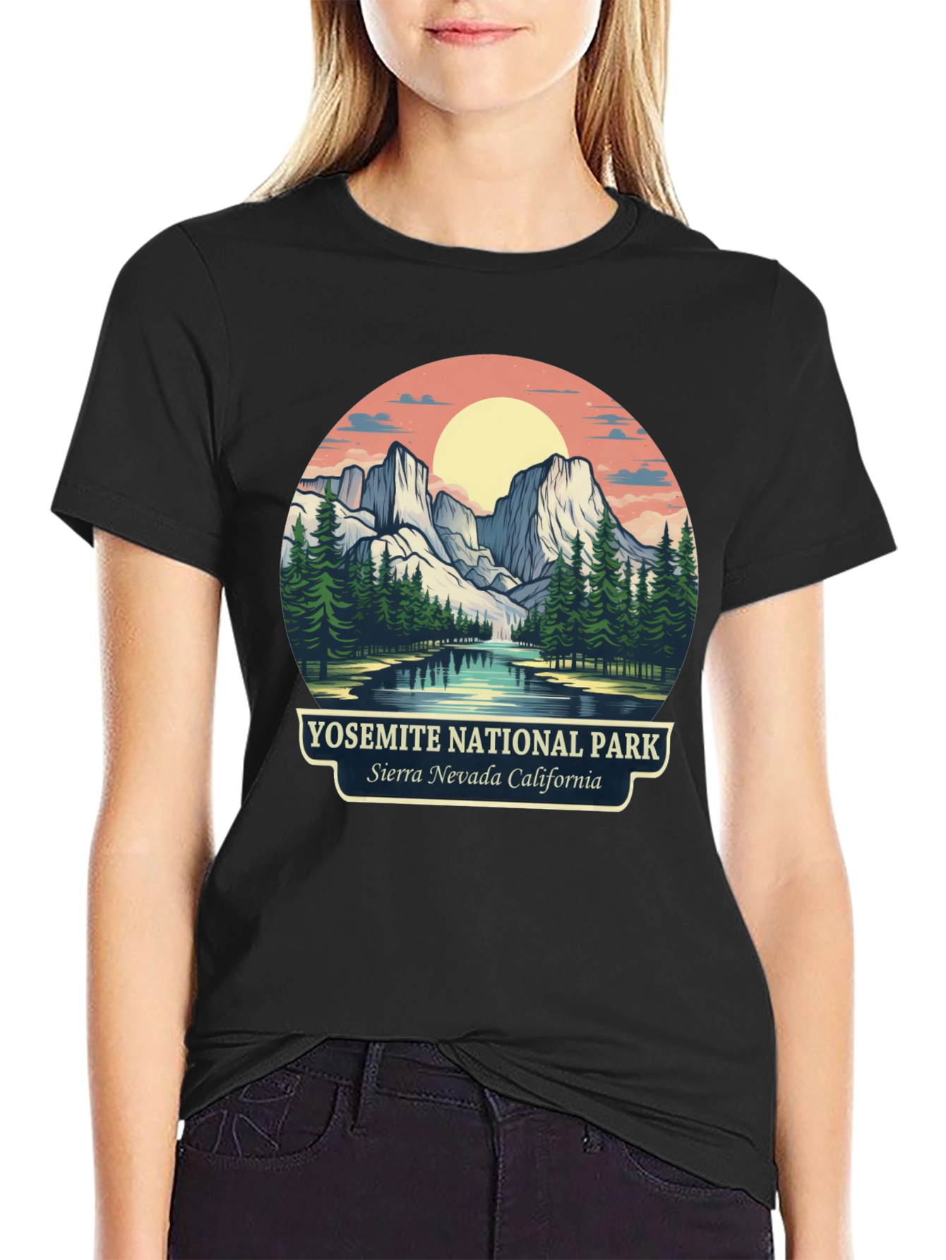 Yosemite National Park Graphic Tee - Sierra Nevada