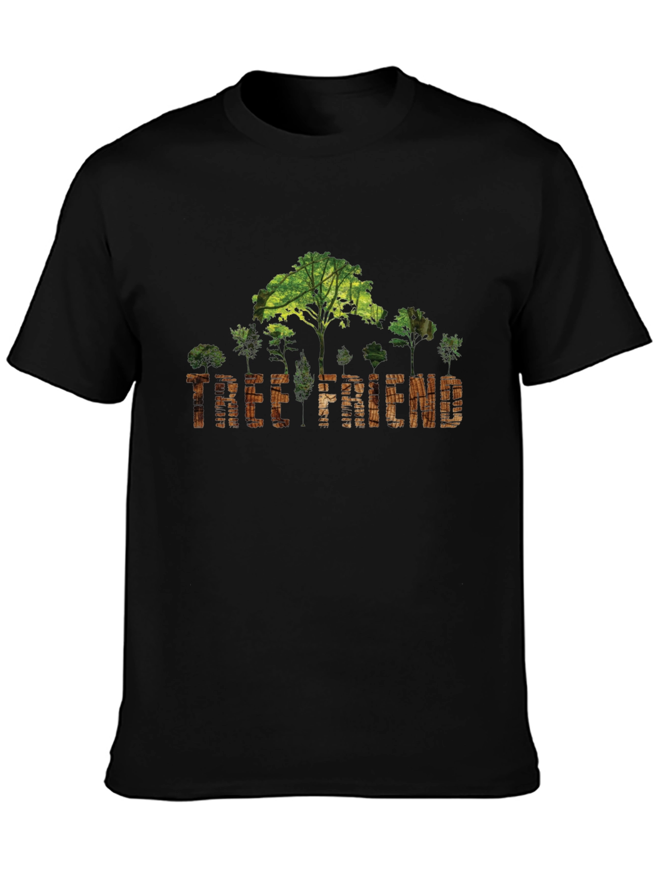 Tree Friend Graphic Black T-Shirt