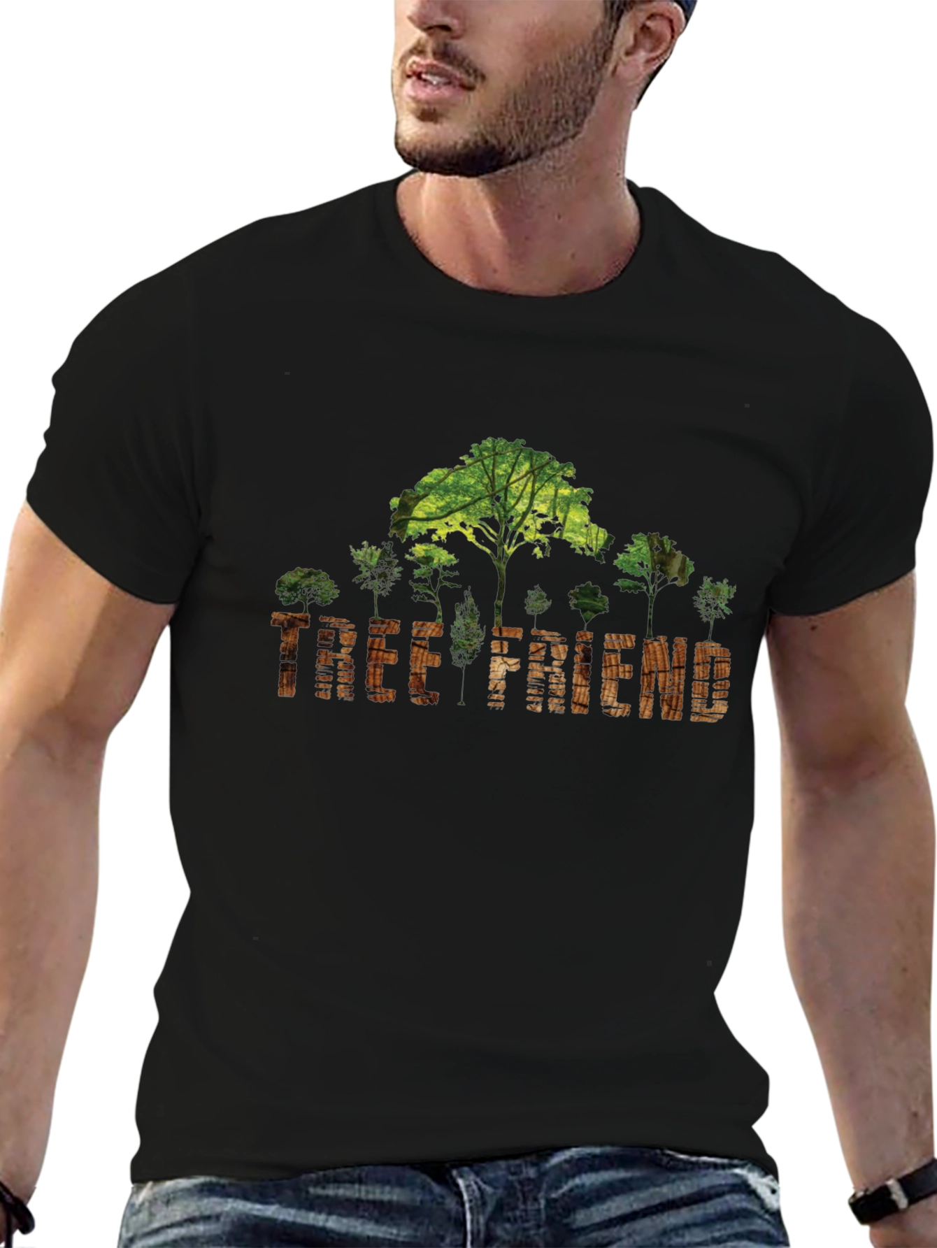 Tree Friend Graphic Black T-Shirt