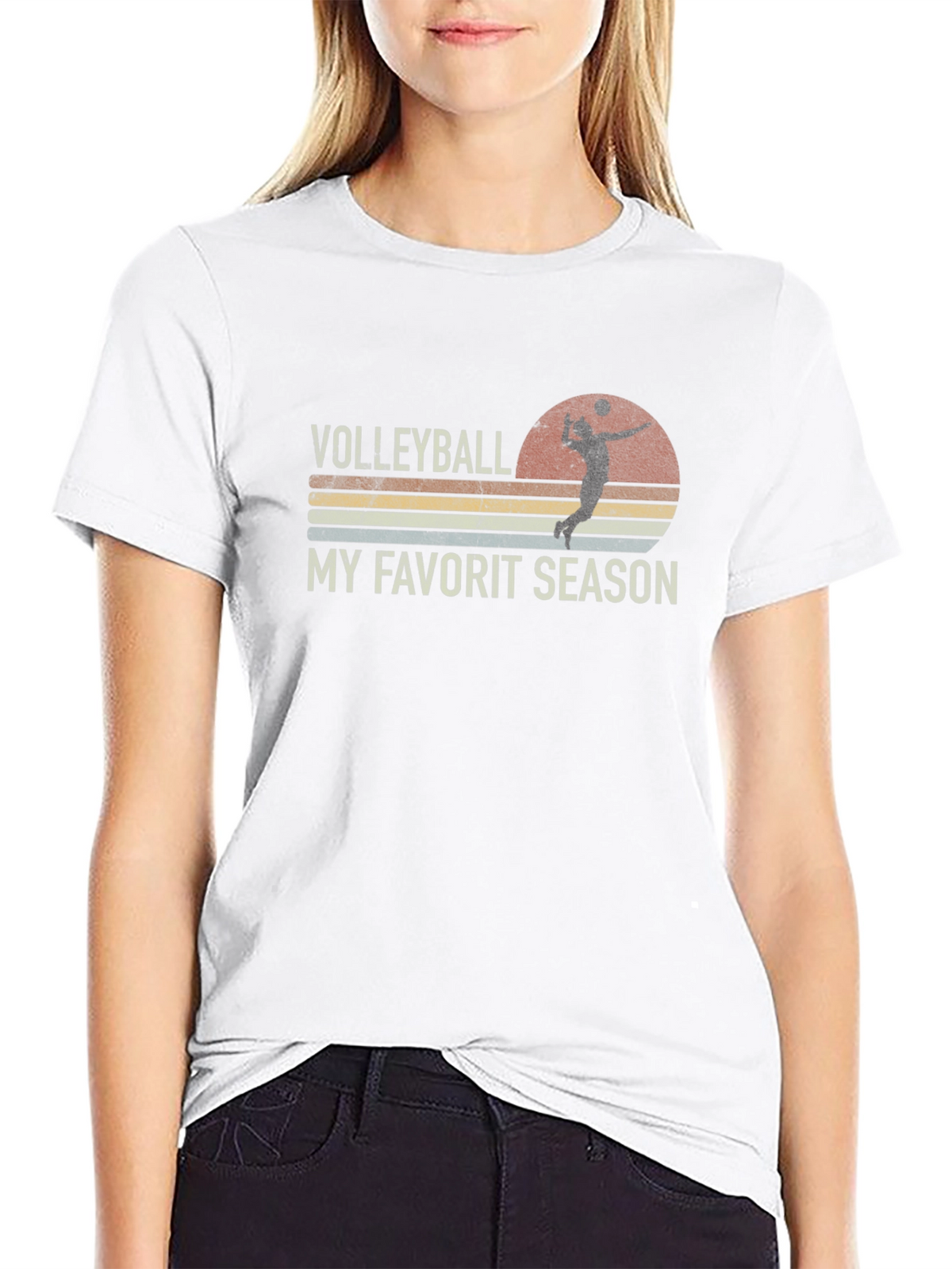 Volleyball My Favorite Season Graphic Tee