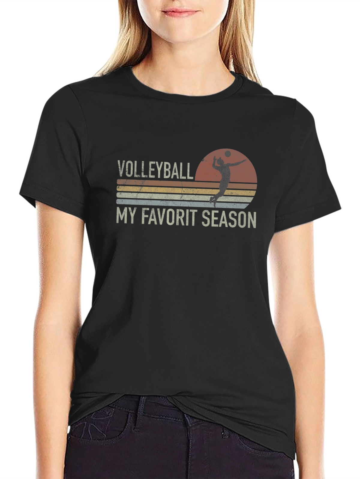 Volleyball My Favorite Season Graphic Tee