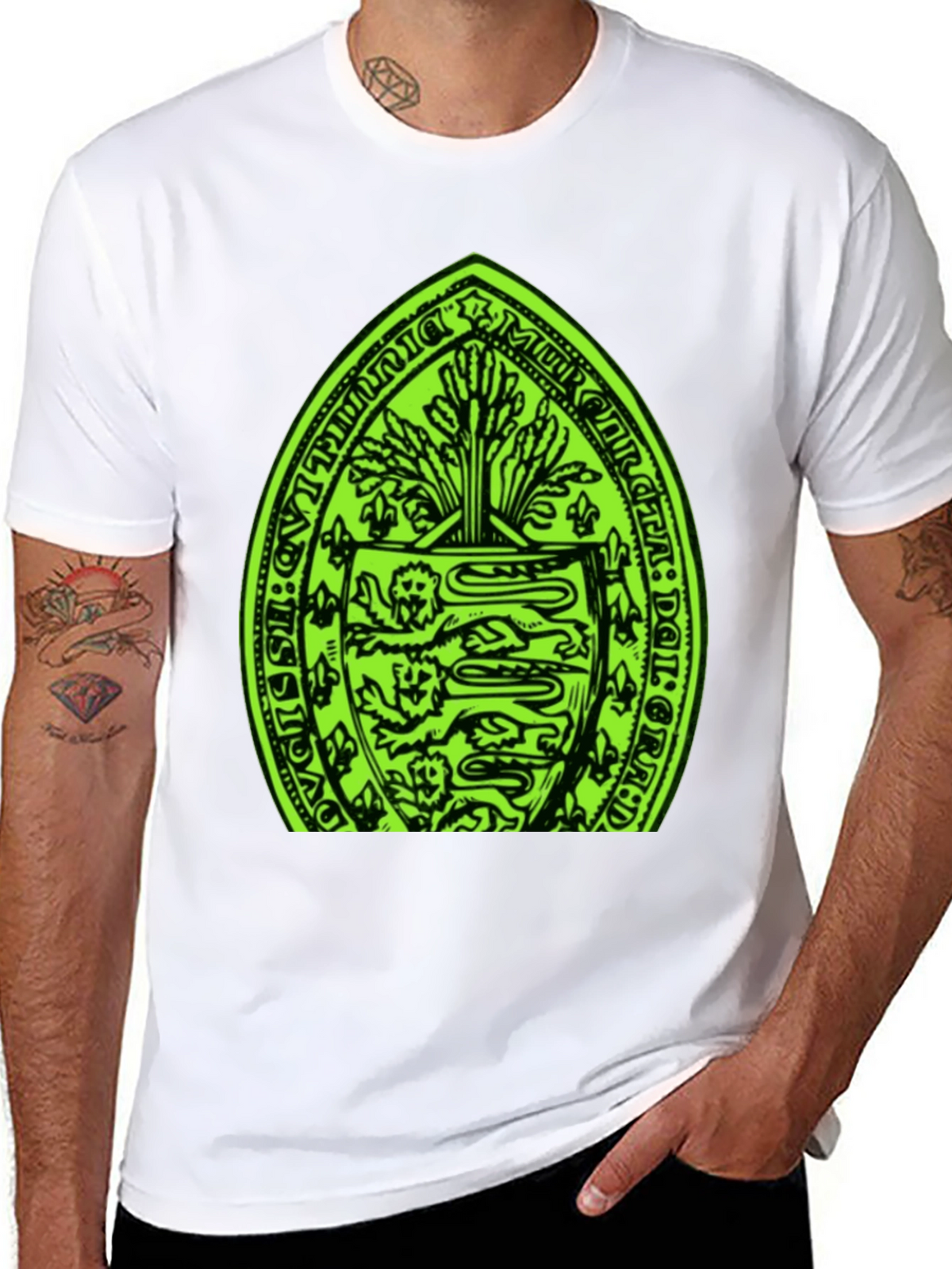 Emblem Graphic Black T-Shirt