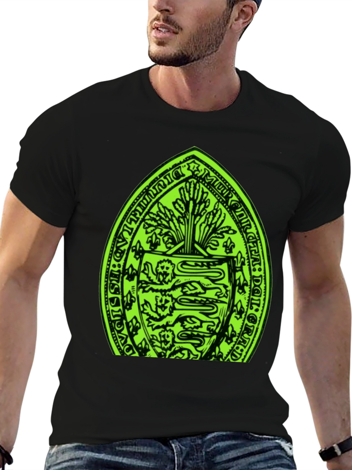 Emblem Graphic Black T-Shirt