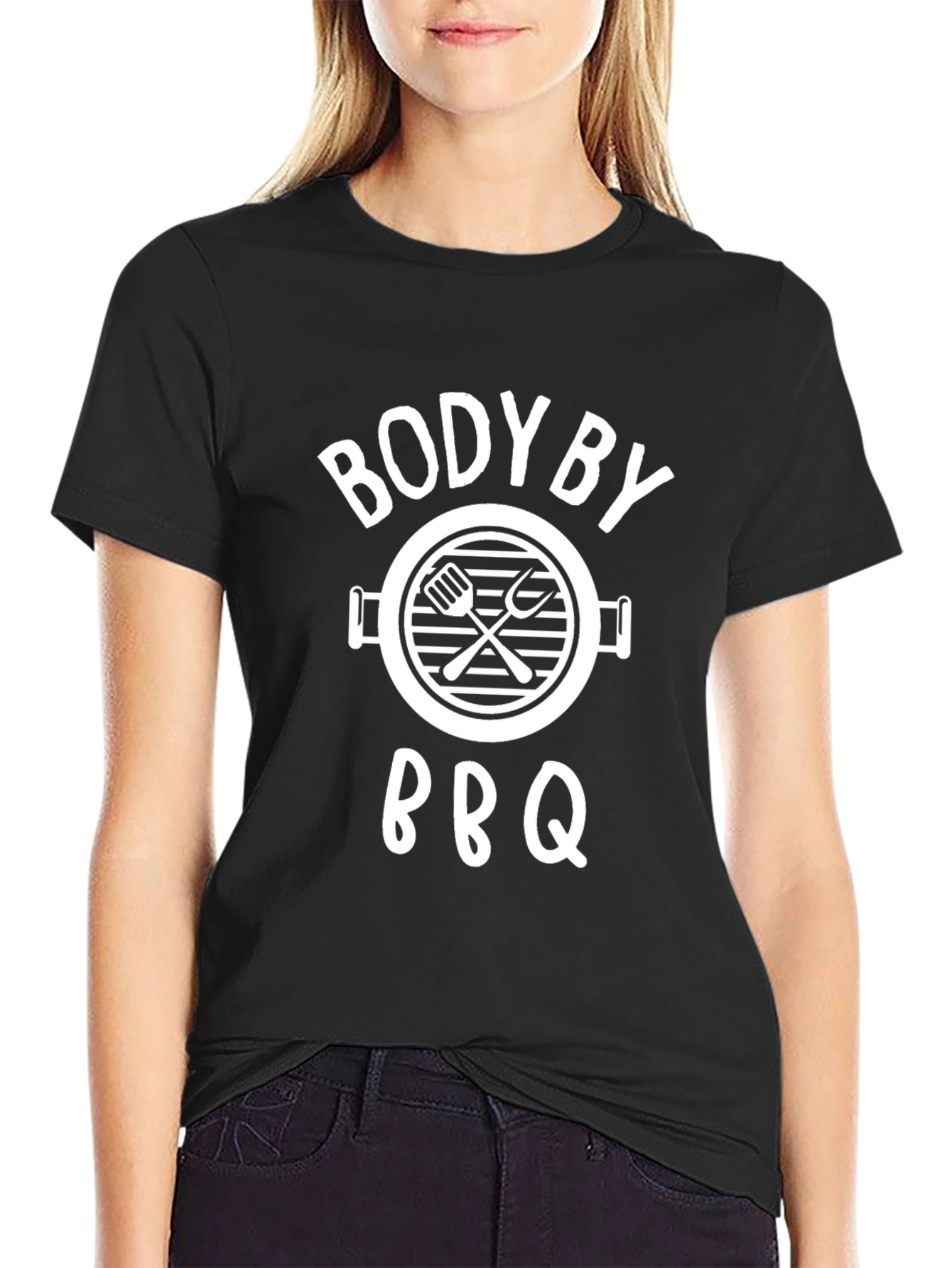 Body By BBQ T-Shirt - Grilling Design