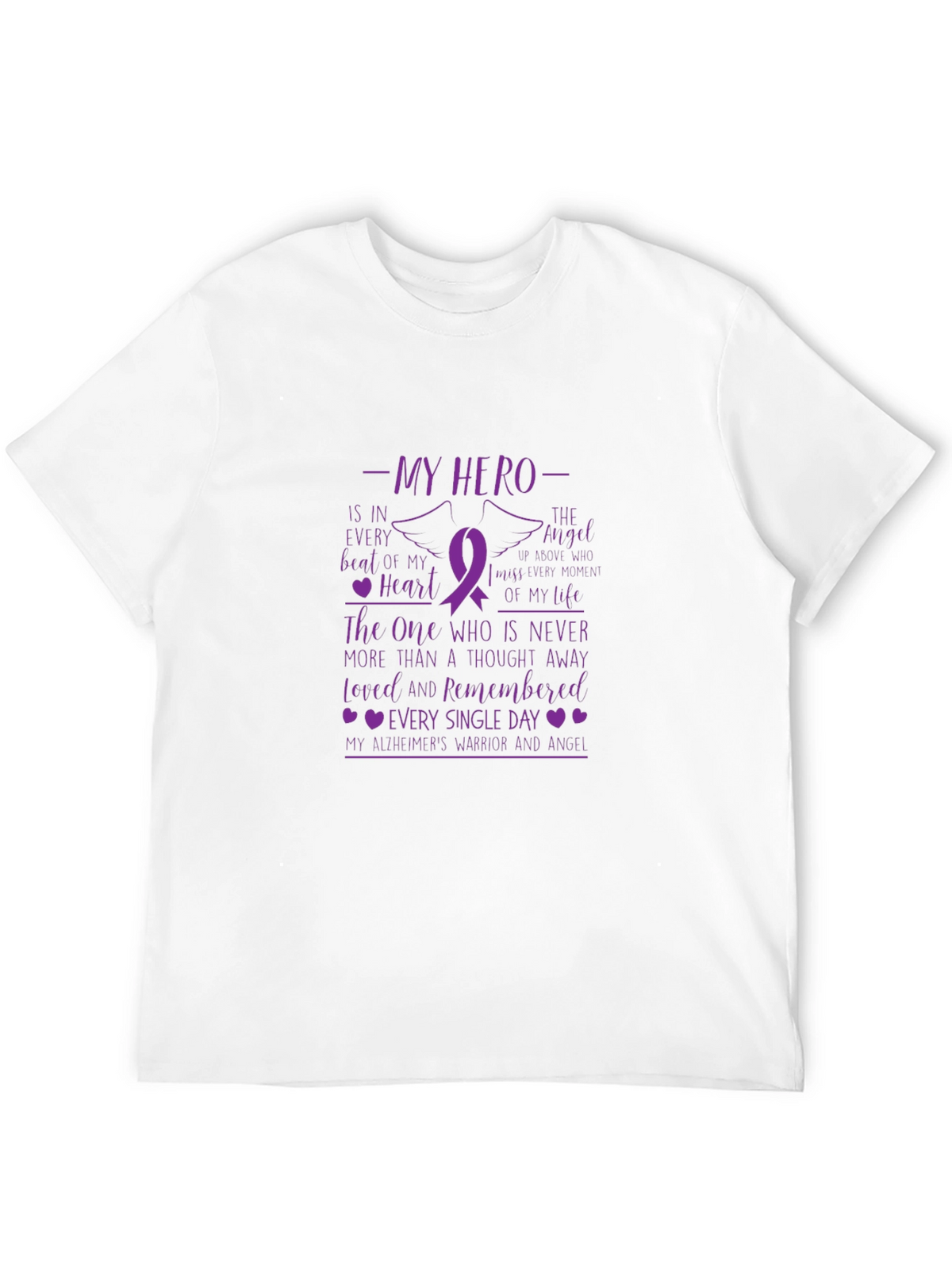 My Hero Alzheimers Awareness T-Shirt