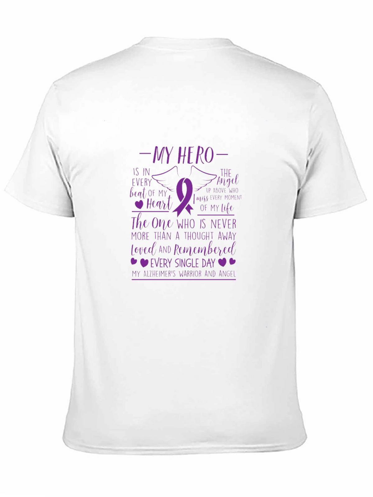 My Hero Alzheimers Awareness T-Shirt