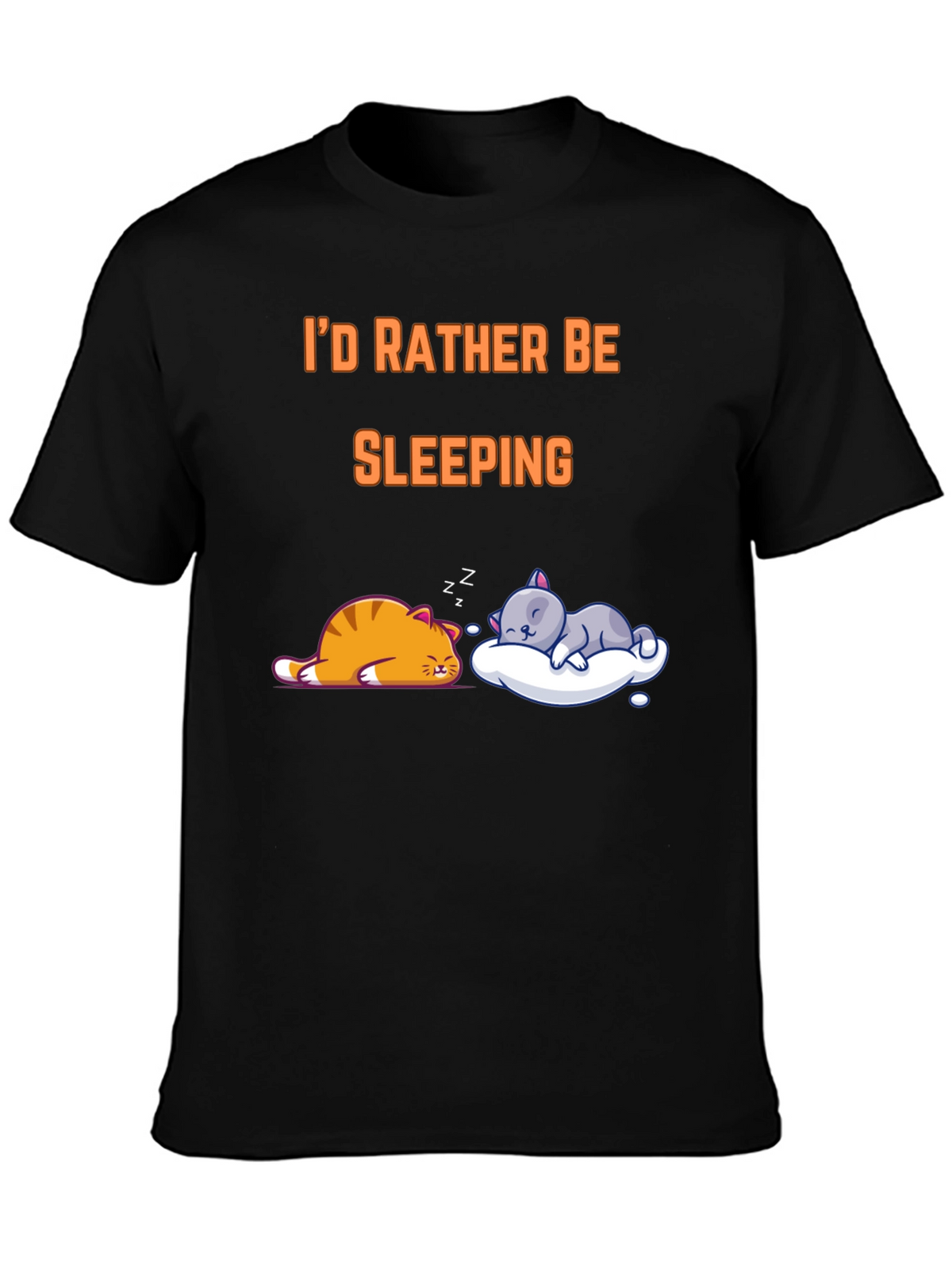 Id Rather Be Sleeping Cat T-Shirt