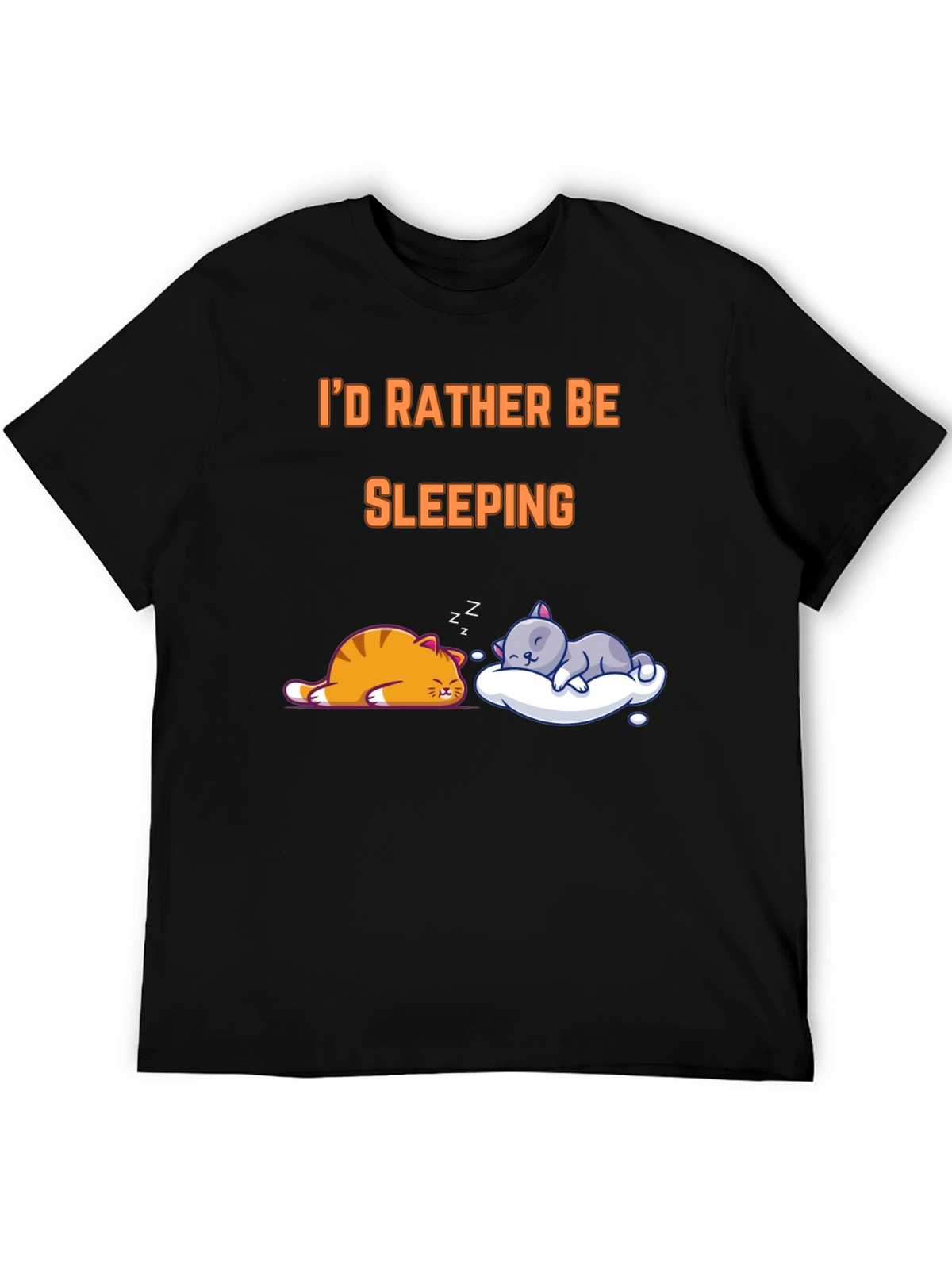 Id Rather Be Sleeping Cat T-Shirt