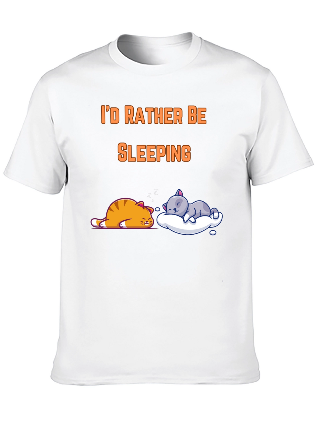 Id Rather Be Sleeping Cat T-Shirt