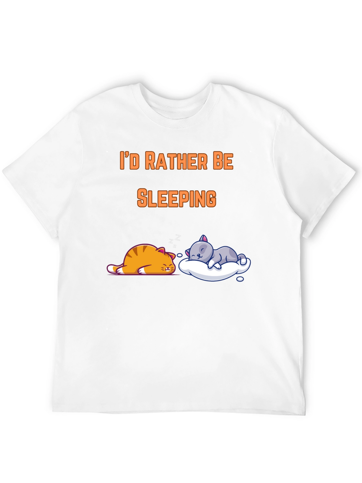 Id Rather Be Sleeping Cat T-Shirt
