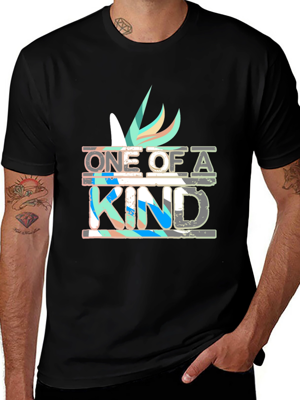 Unique Graphic Tee - One Of A Kind Design