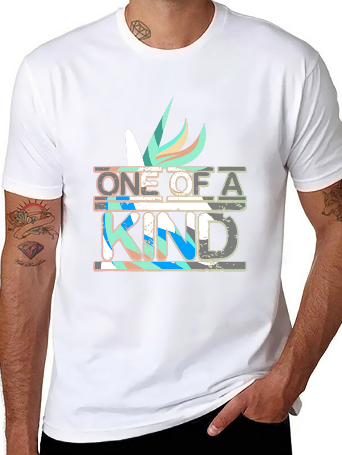 Unique Graphic Tee - One Of A Kind Design