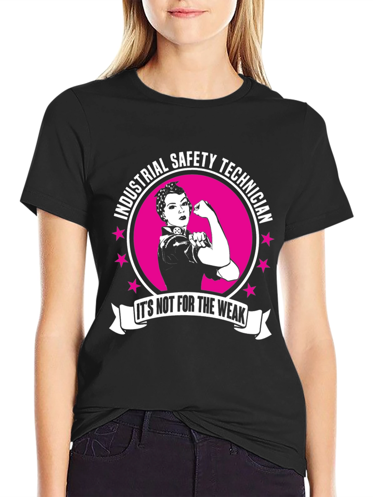 Industrial Safety Technician T-Shirt - Rosie the Riveter